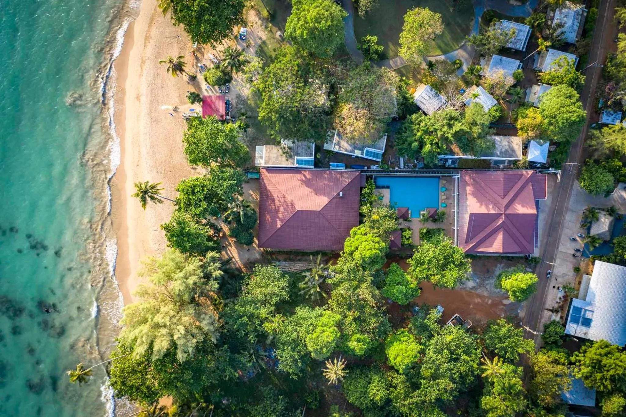 Bird's eye view in By The Sea Koh Mak Boutique Guesthouse