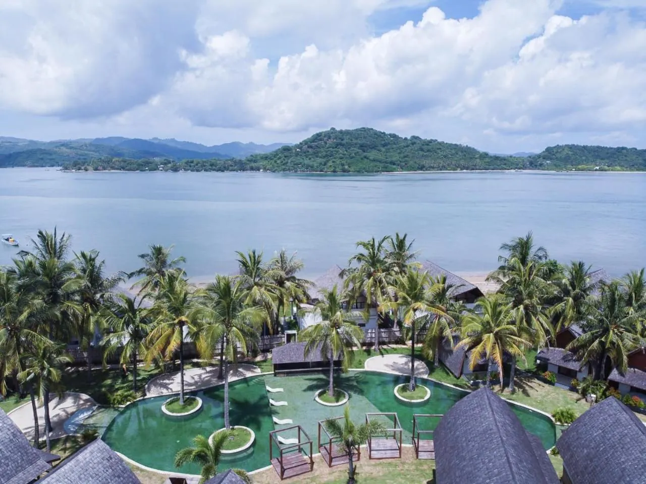 Bird's eye view in The Club Villas Lombok