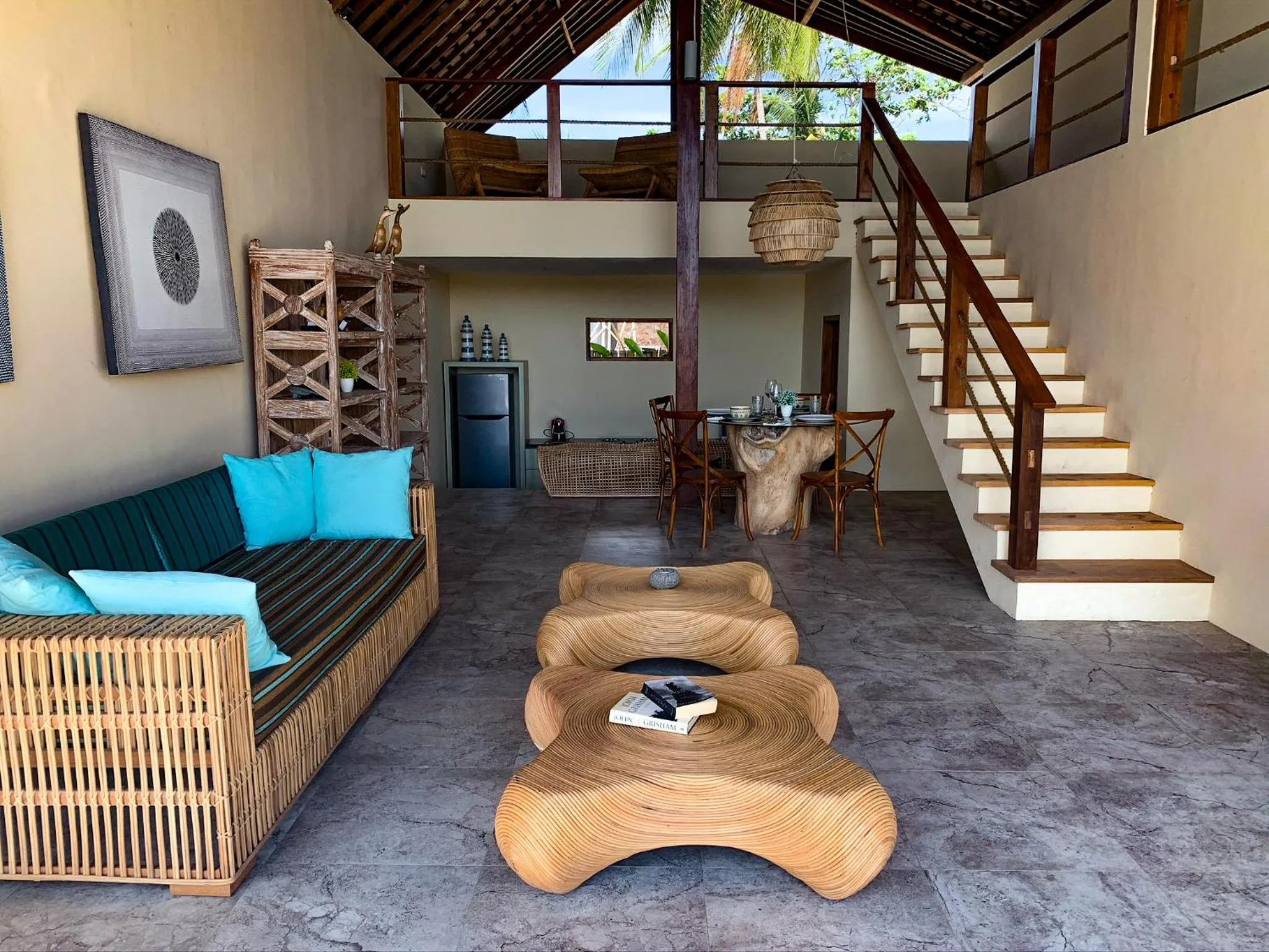 Living room in The Club Villas Lombok