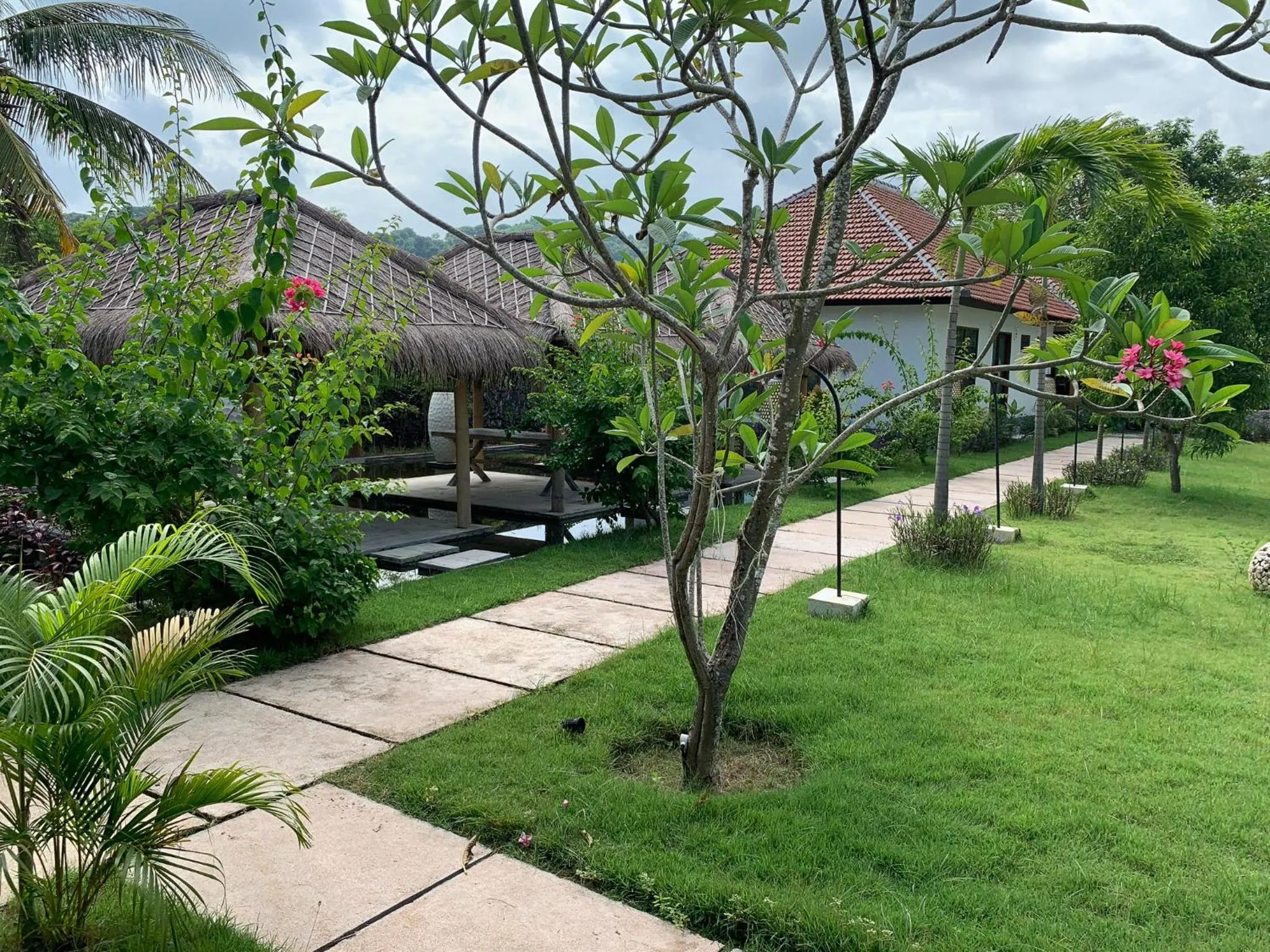 Garden in The Club Villas Lombok