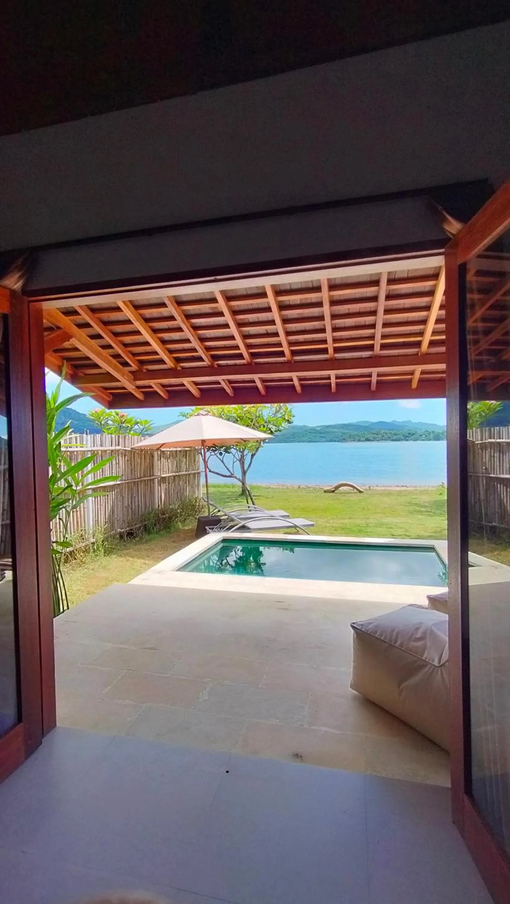 Pool view in The Club Villas Lombok