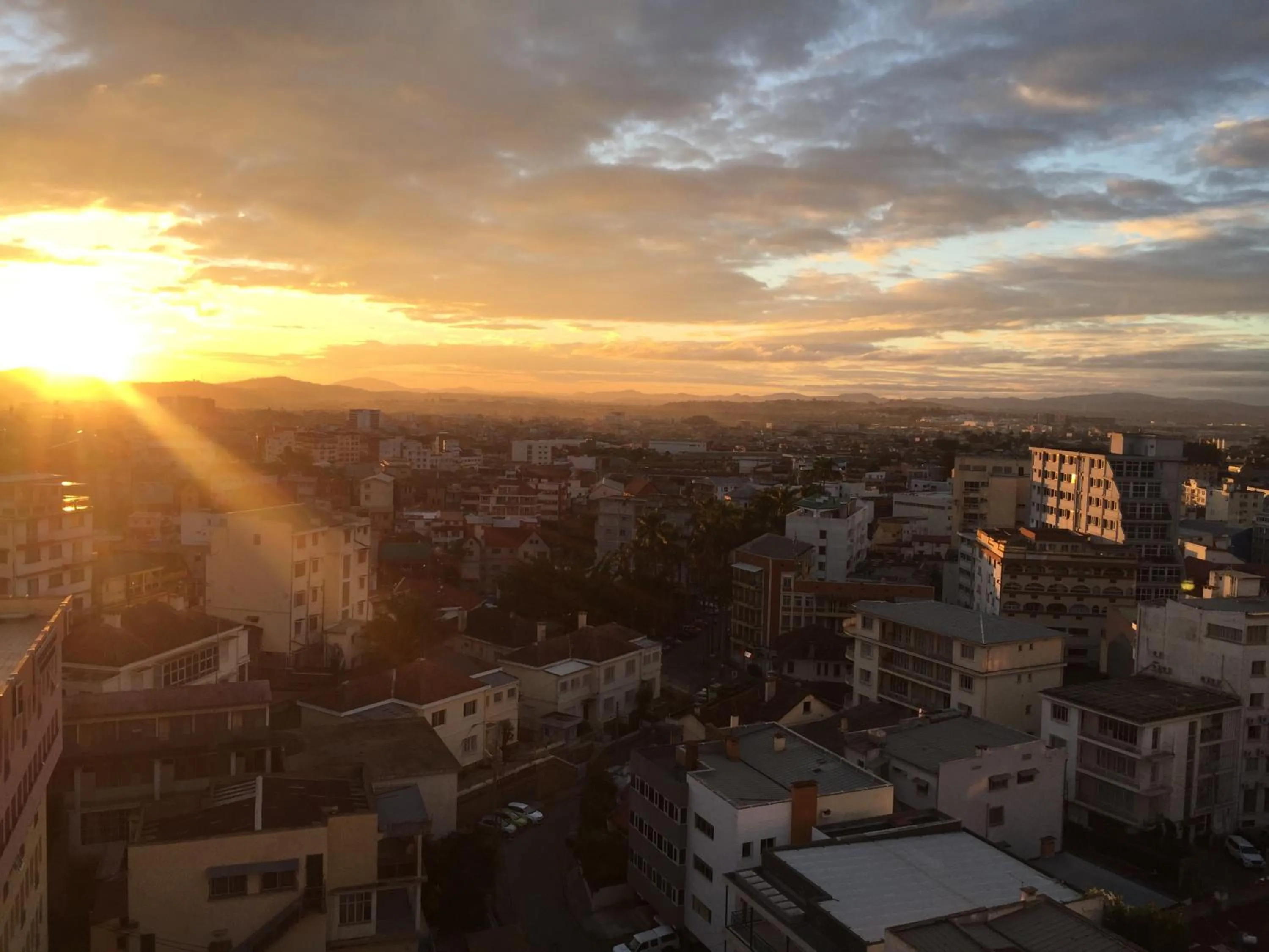 City view in Hotel Le Pousse Pousse