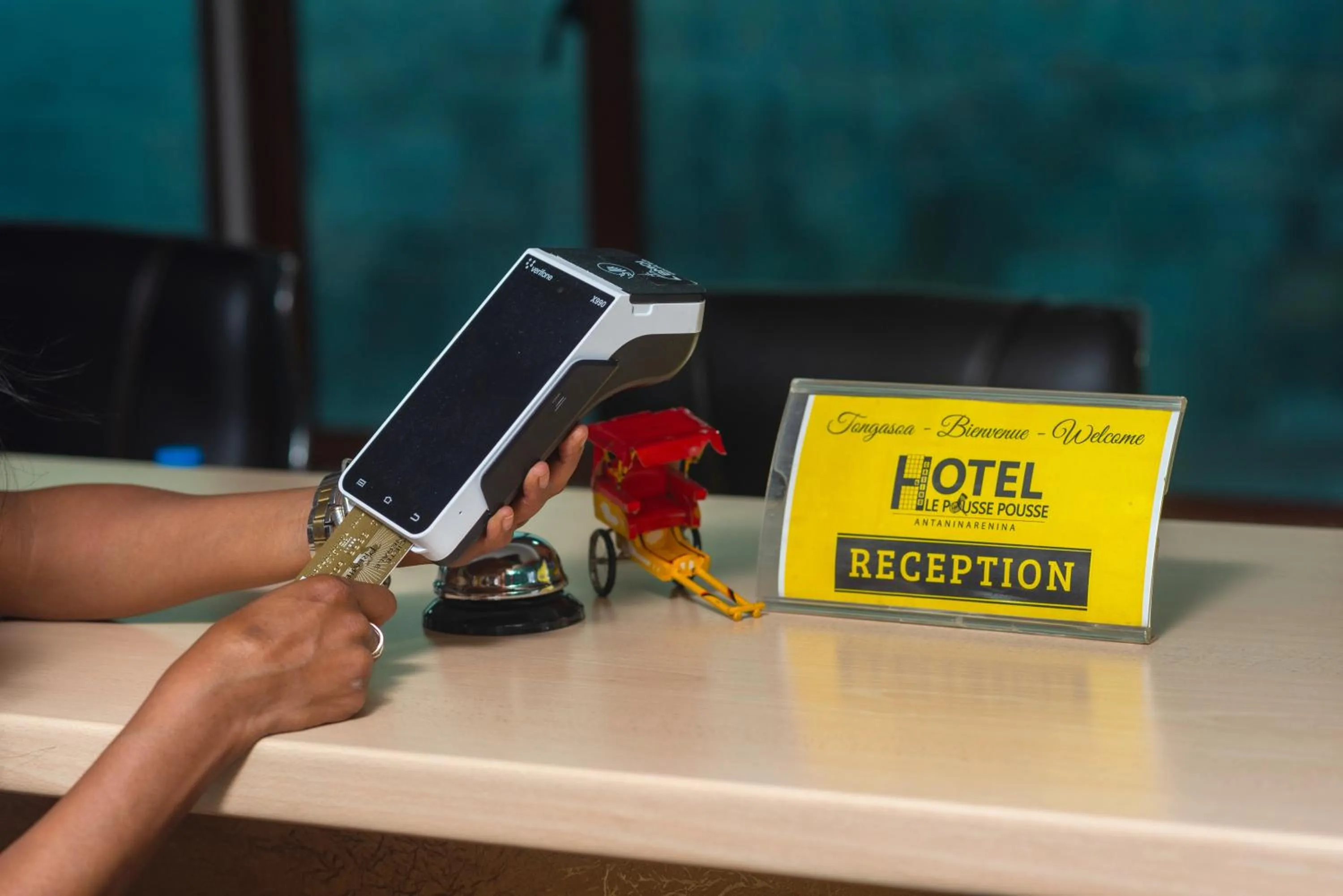 Lobby or reception in Hotel Le Pousse Pousse