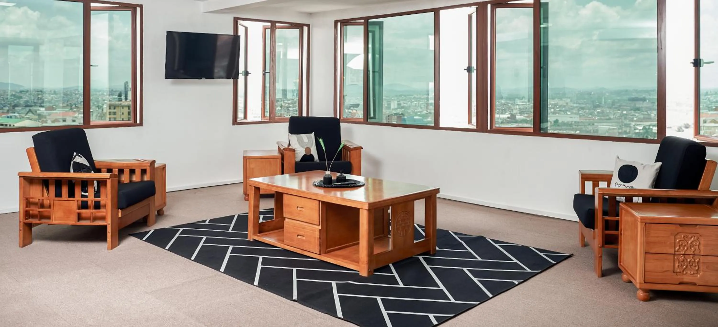 Living room in Hotel Le Pousse Pousse