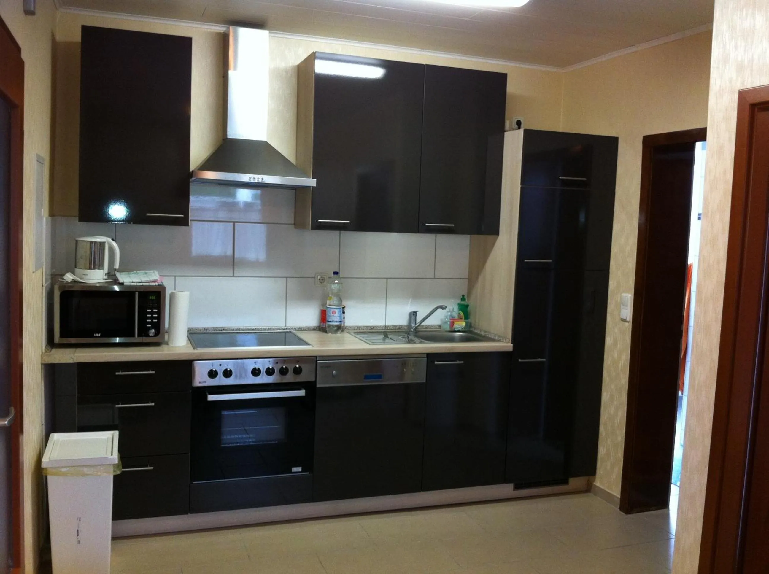 Kitchen or kitchenette in Hotel Cao