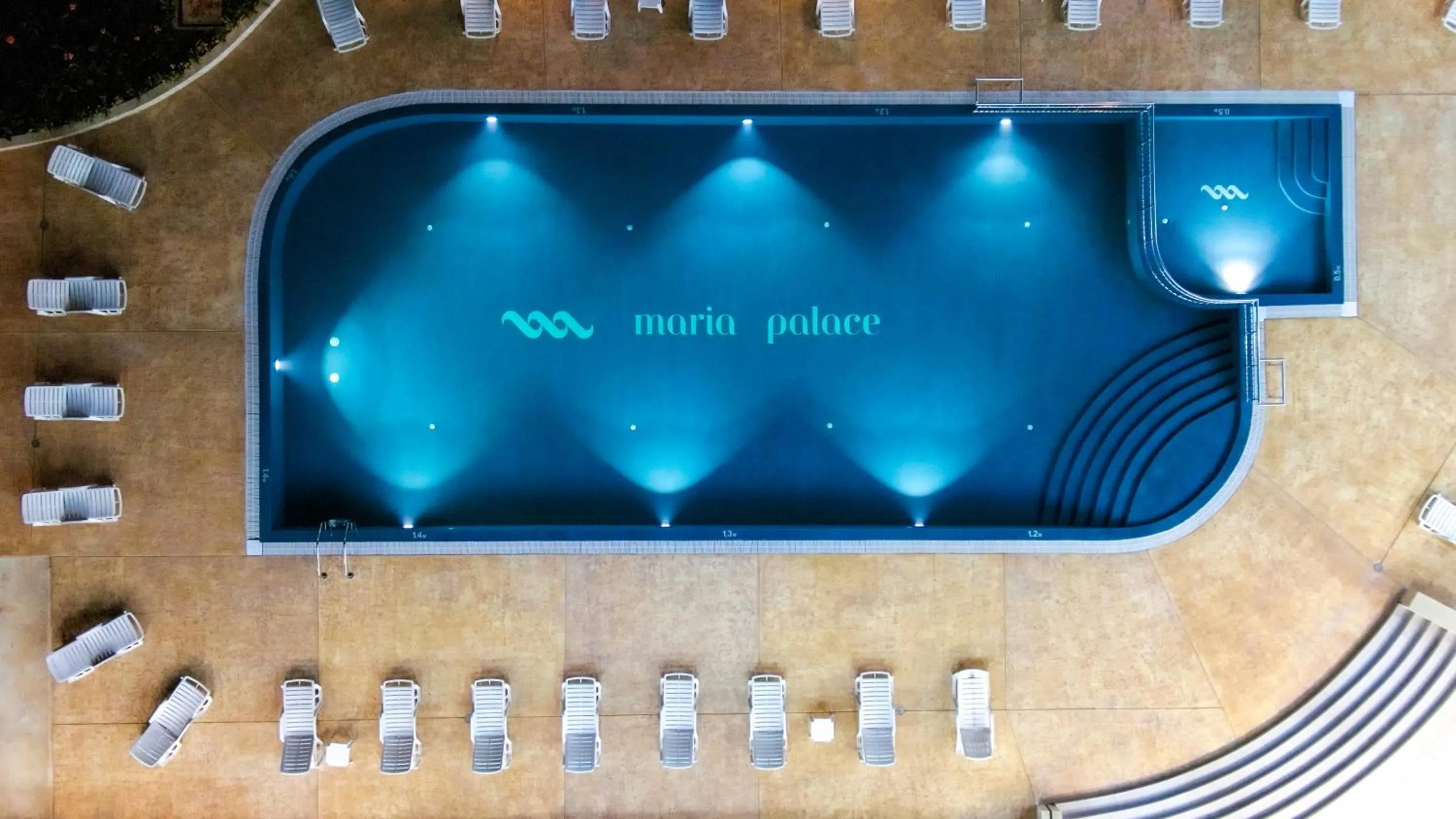 Swimming pool in Maria Palace Hotel - All Inclusive