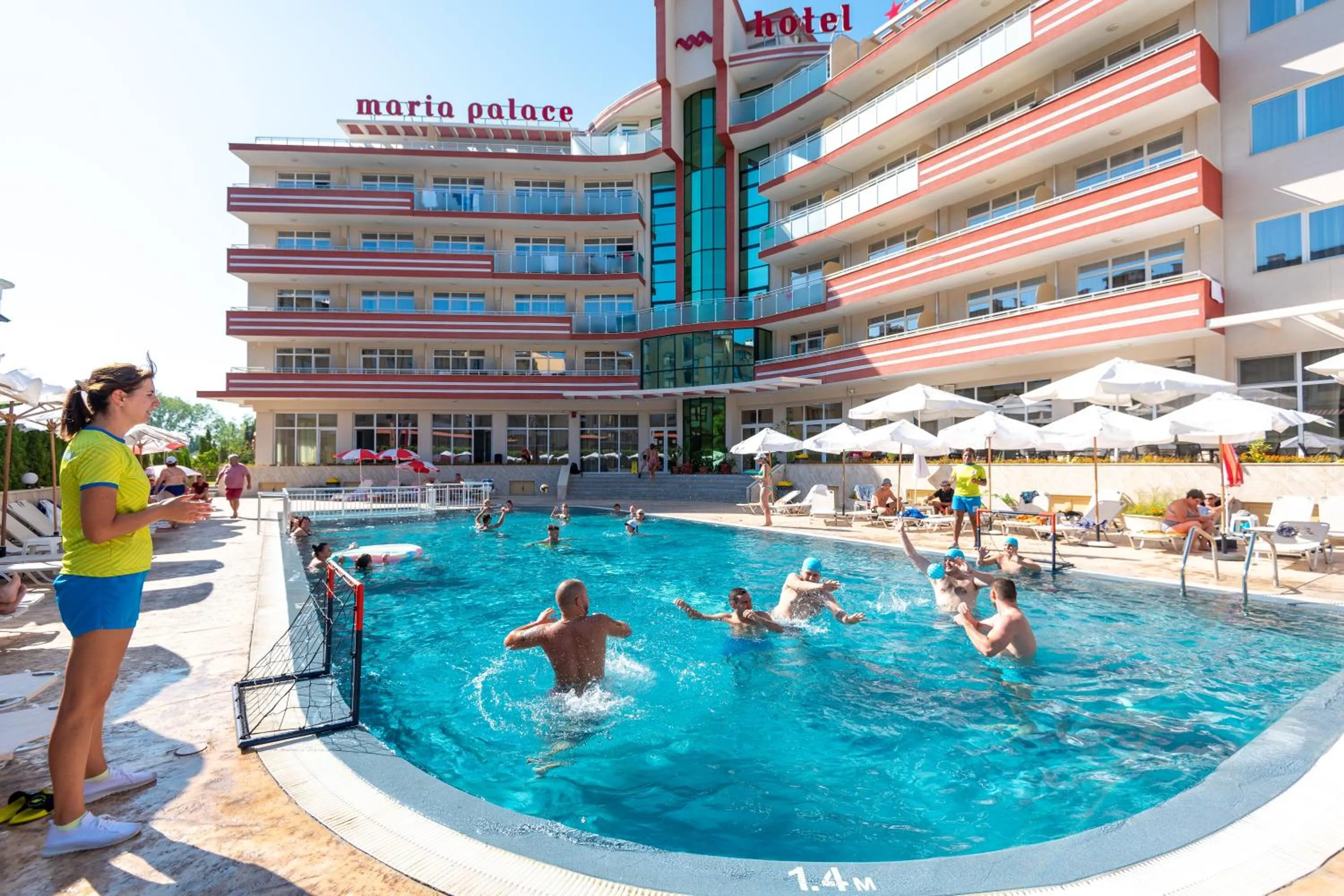 Swimming pool in Maria Palace Hotel - All Inclusive