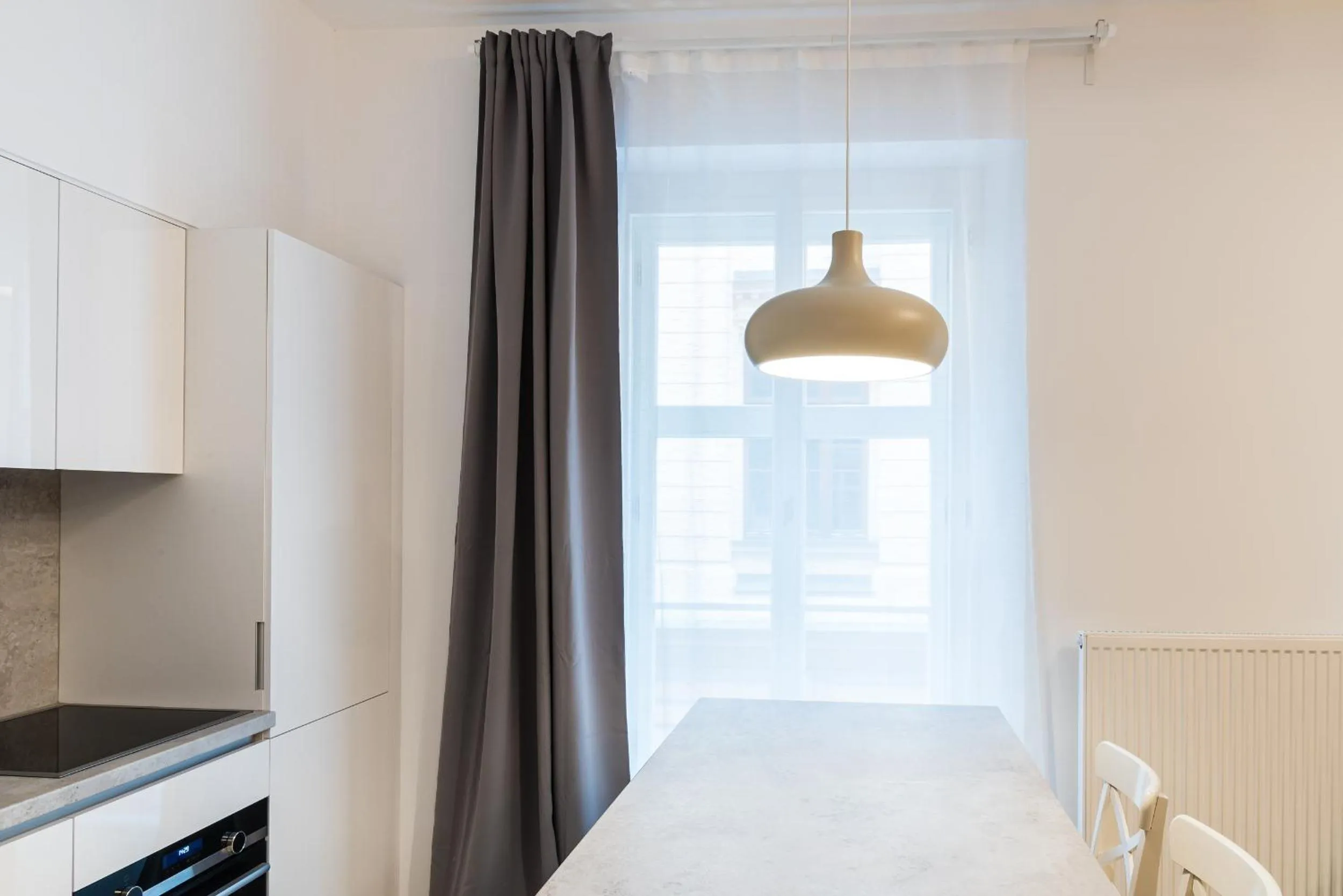 Dining area, Bed in City Castle Apartments Free Parking