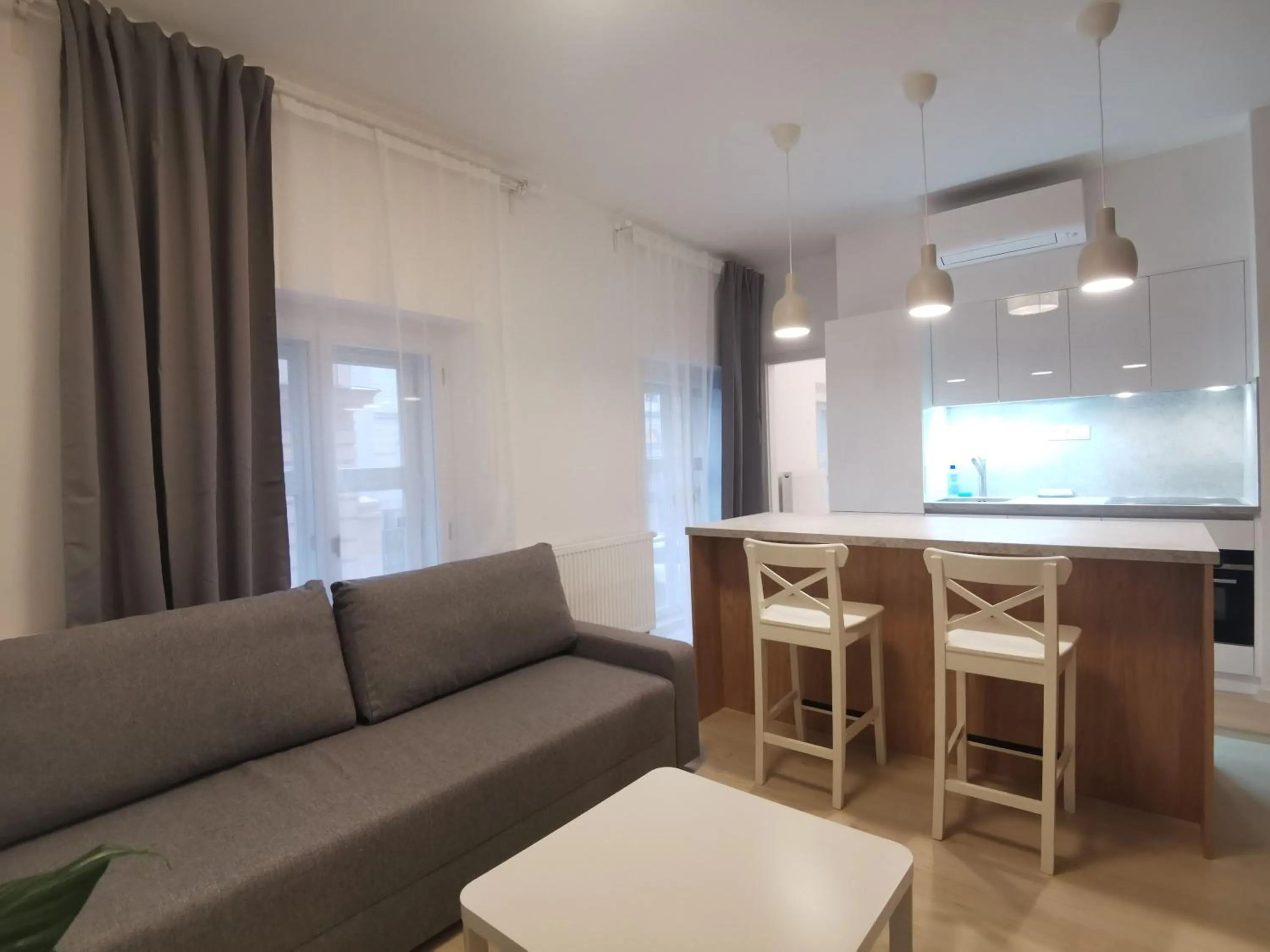 Kitchen or kitchenette in City Castle Apartments Free Parking