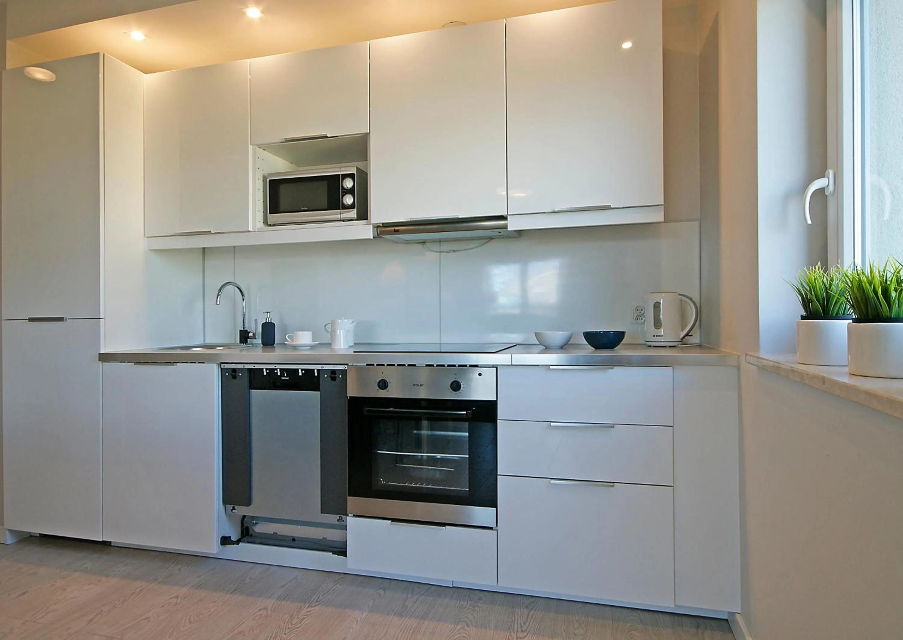 Kitchen or kitchenette in IRS ROYAL APARTMENTS Apartamenty IRS Albatros