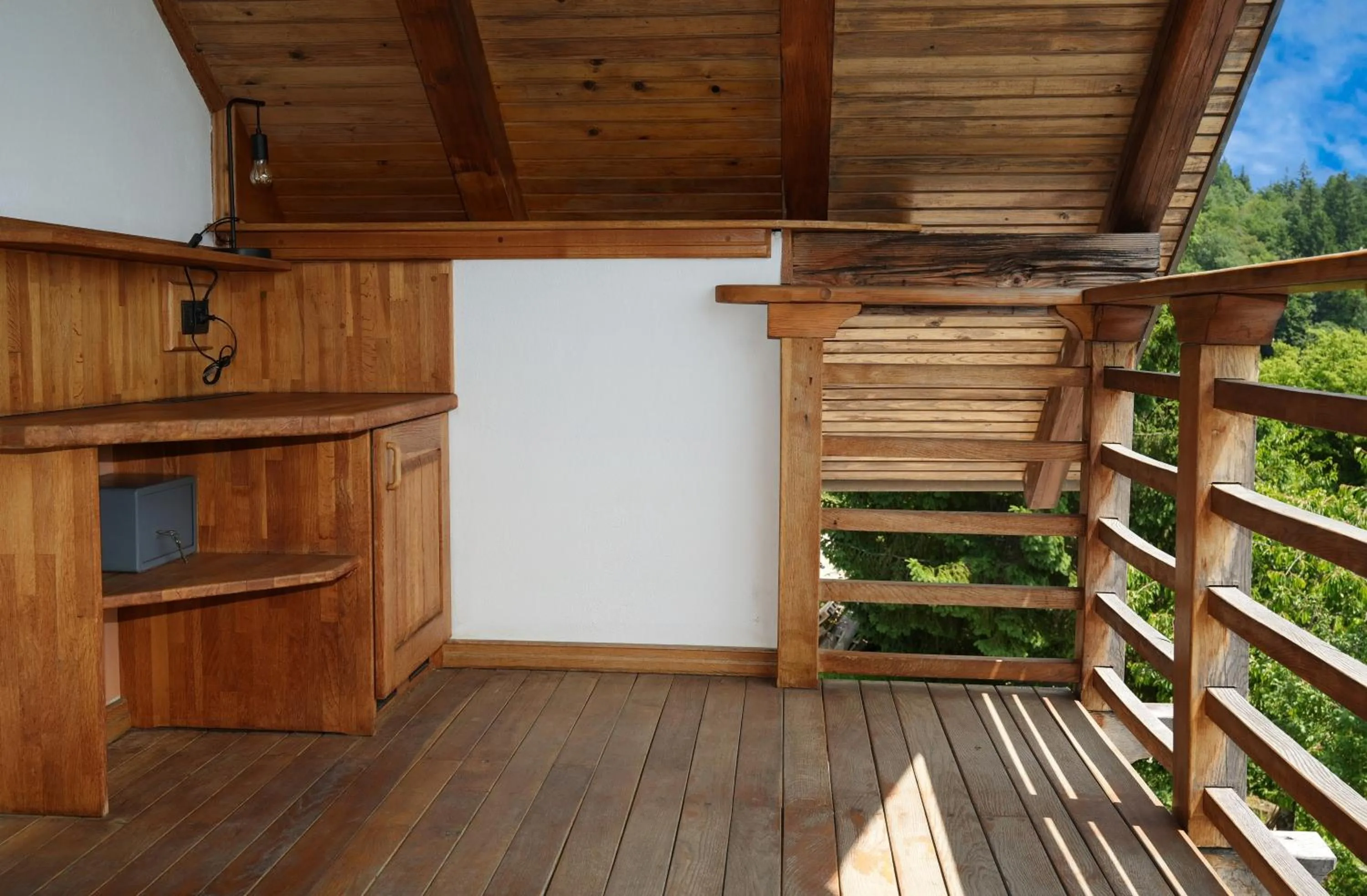 Balcony/Terrace in Miškar Rooms