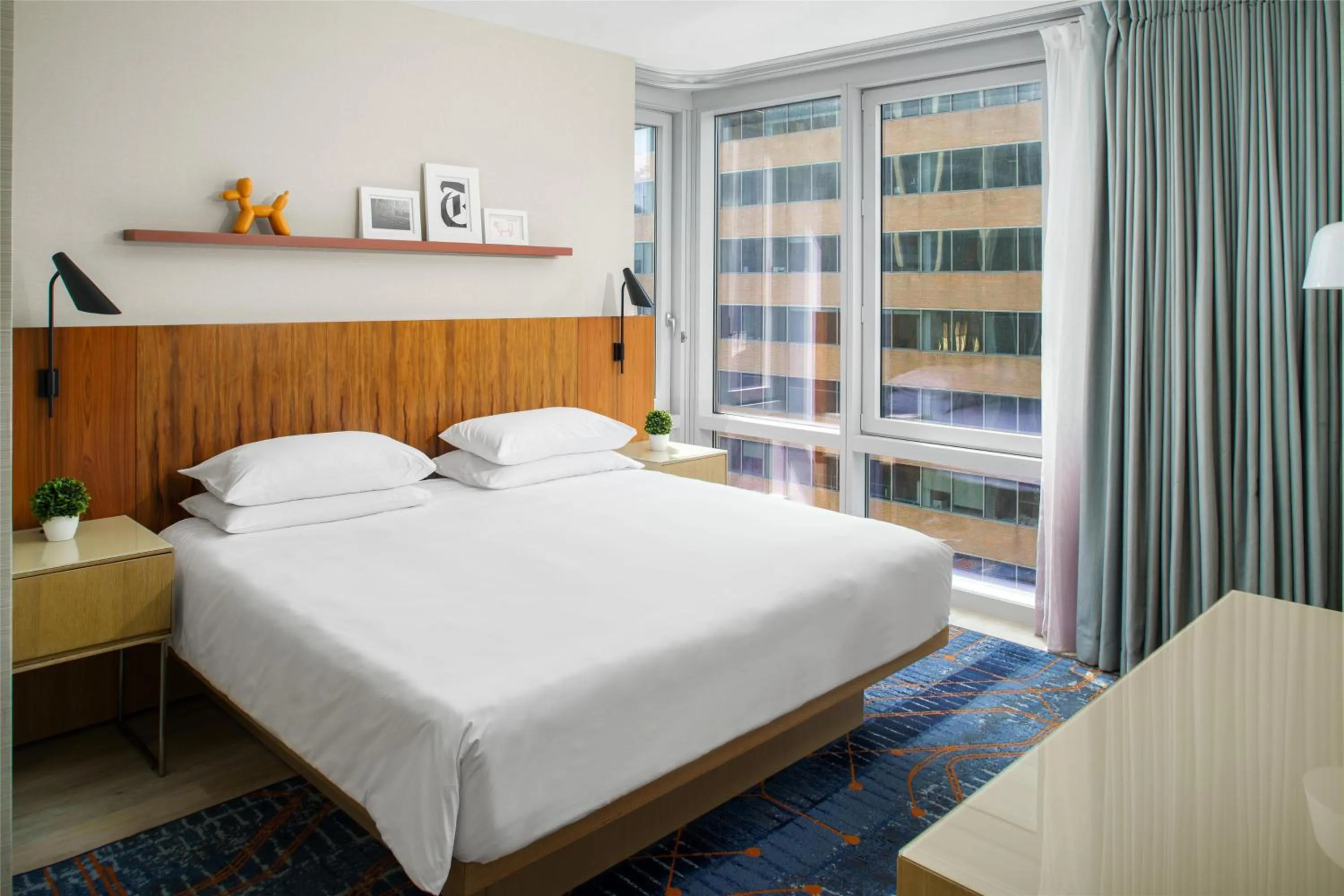 View (from property/room), Bed in Hyatt Centric Times Square New York