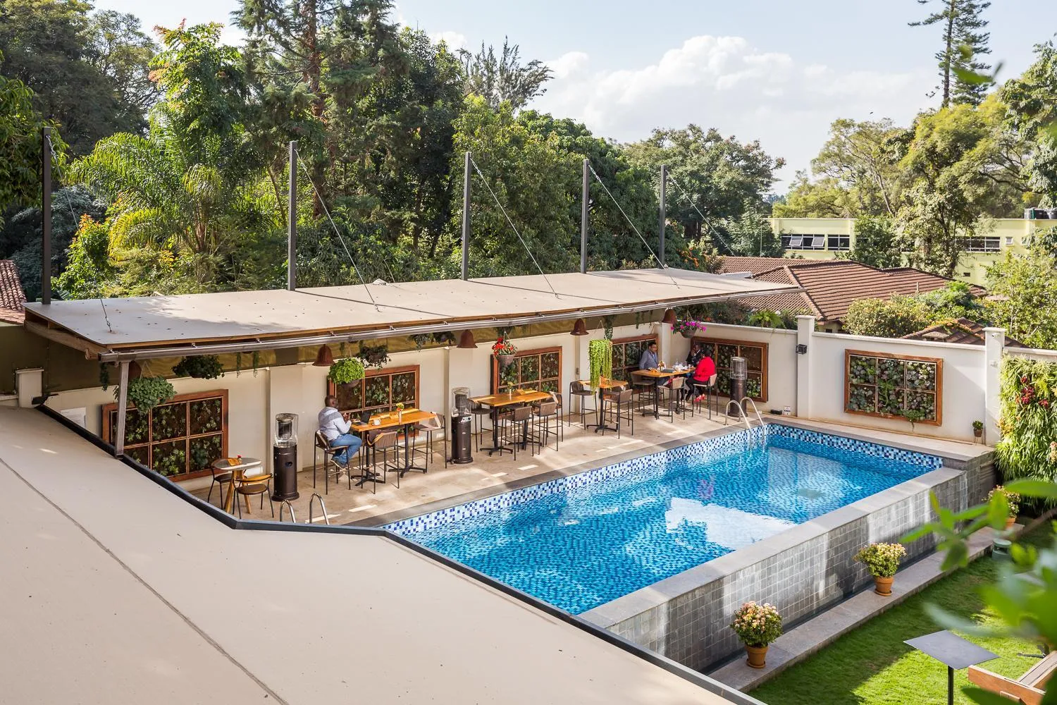 Pool view in The Social House Nairobi, a Preferred Lifestyle Hotel