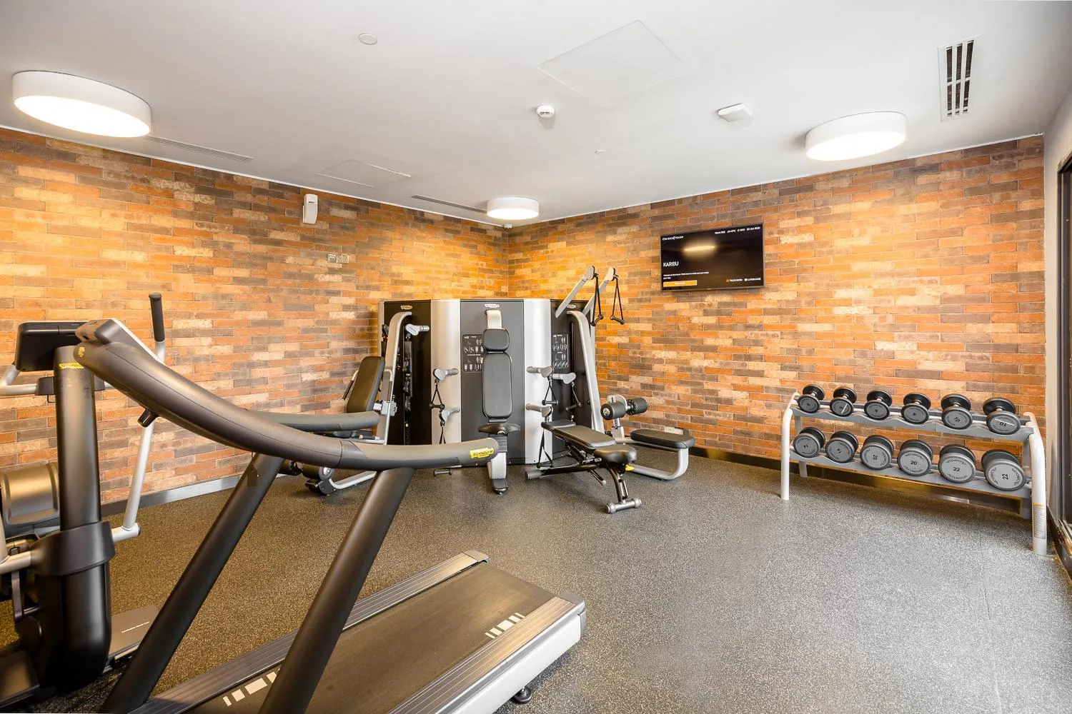 Fitness centre/facilities in The Social House Nairobi, a Preferred Lifestyle Hotel