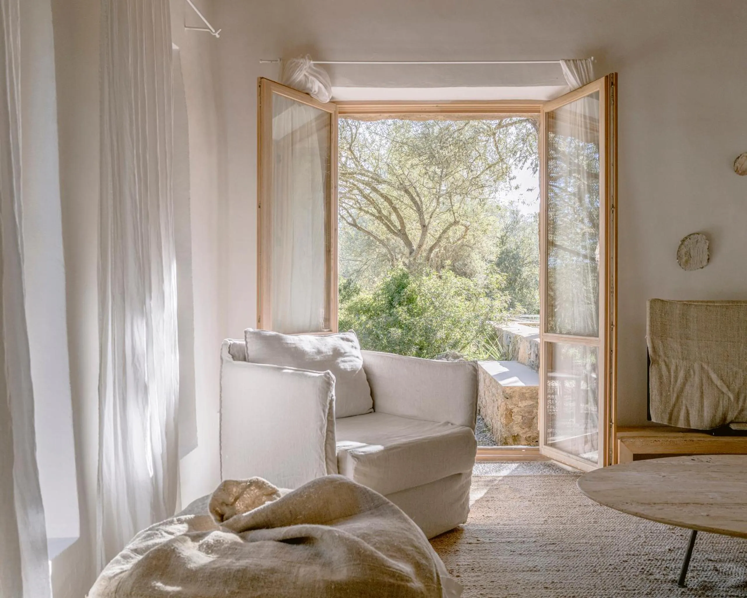Living room in Es Raco d'Arta, Mallorca, a Member of Design Hotels