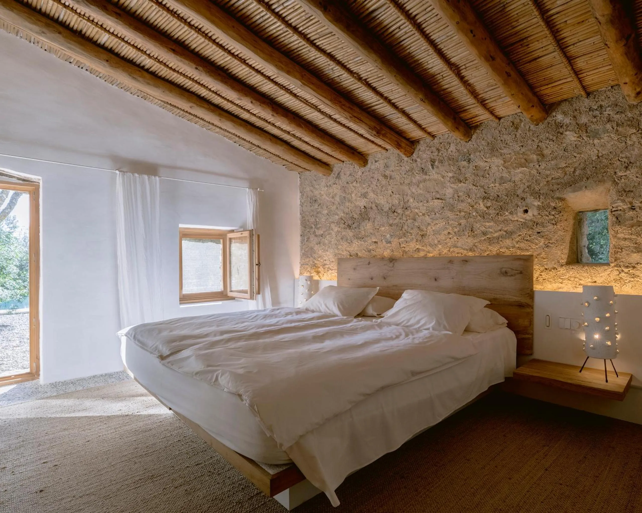 Bedroom, Bed in Es Raco d'Arta, Mallorca, a Member of Design Hotels