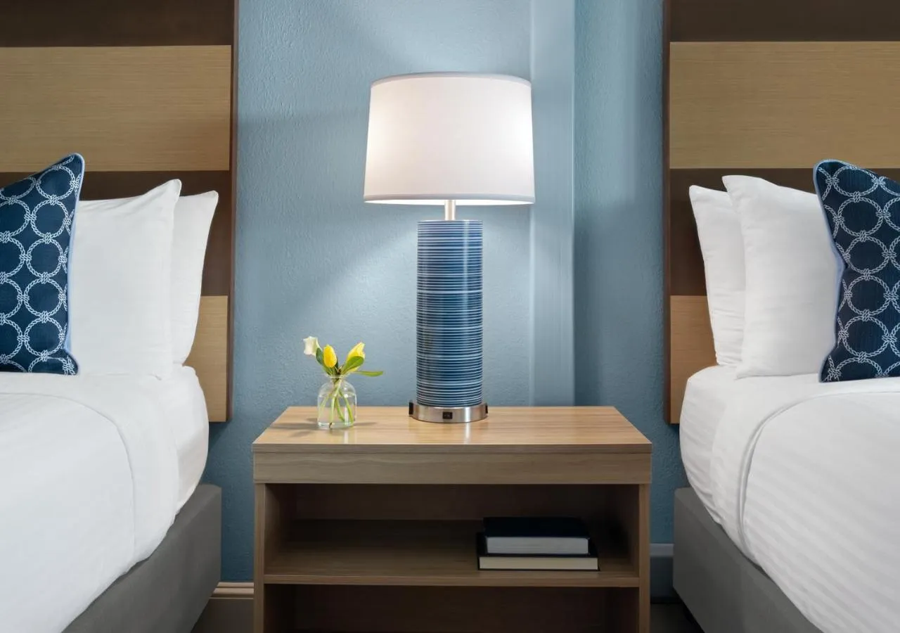 Bed in Shem Creek Inn