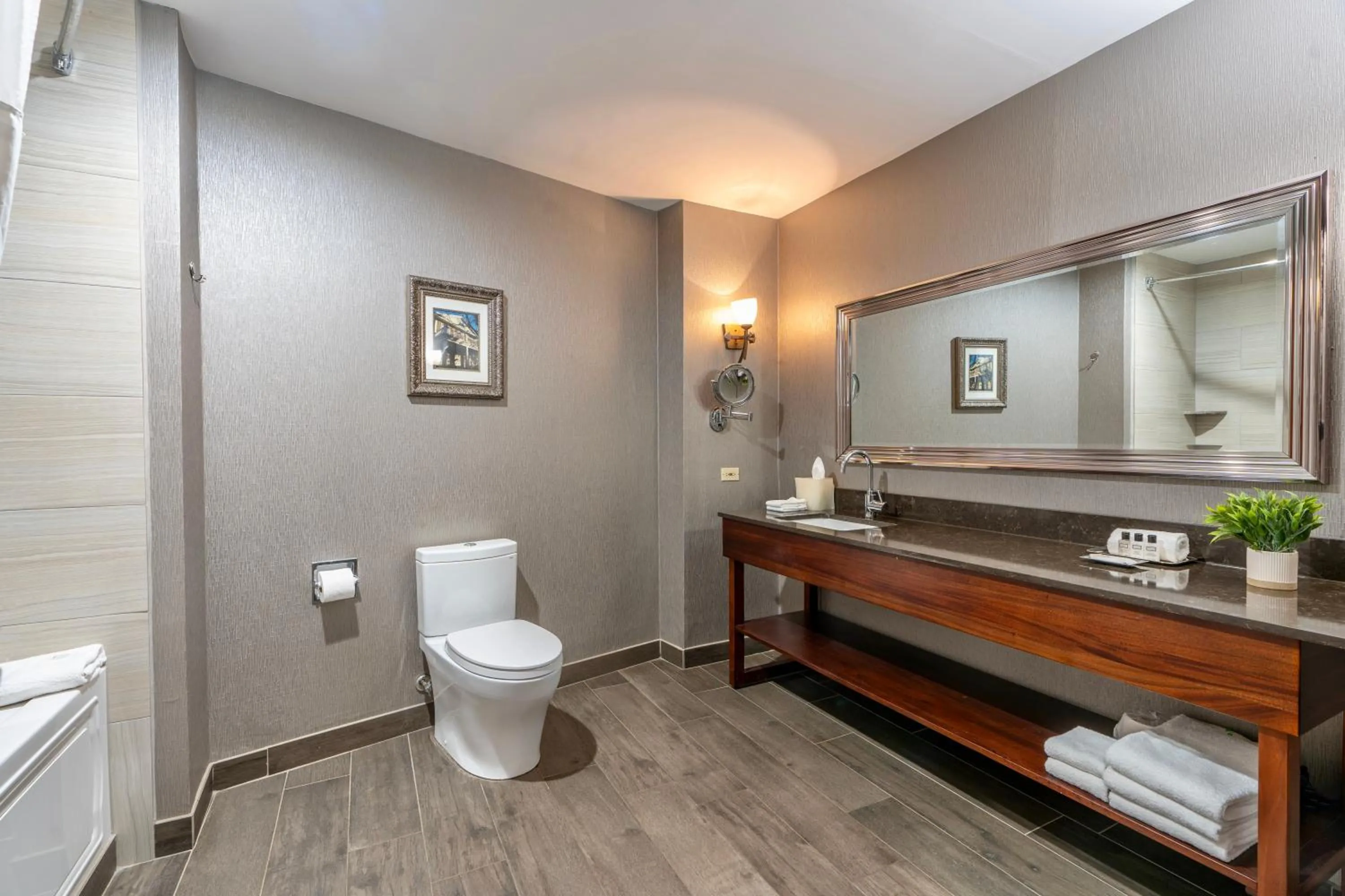 Toilet in Wyndham Garden Baronne Plaza