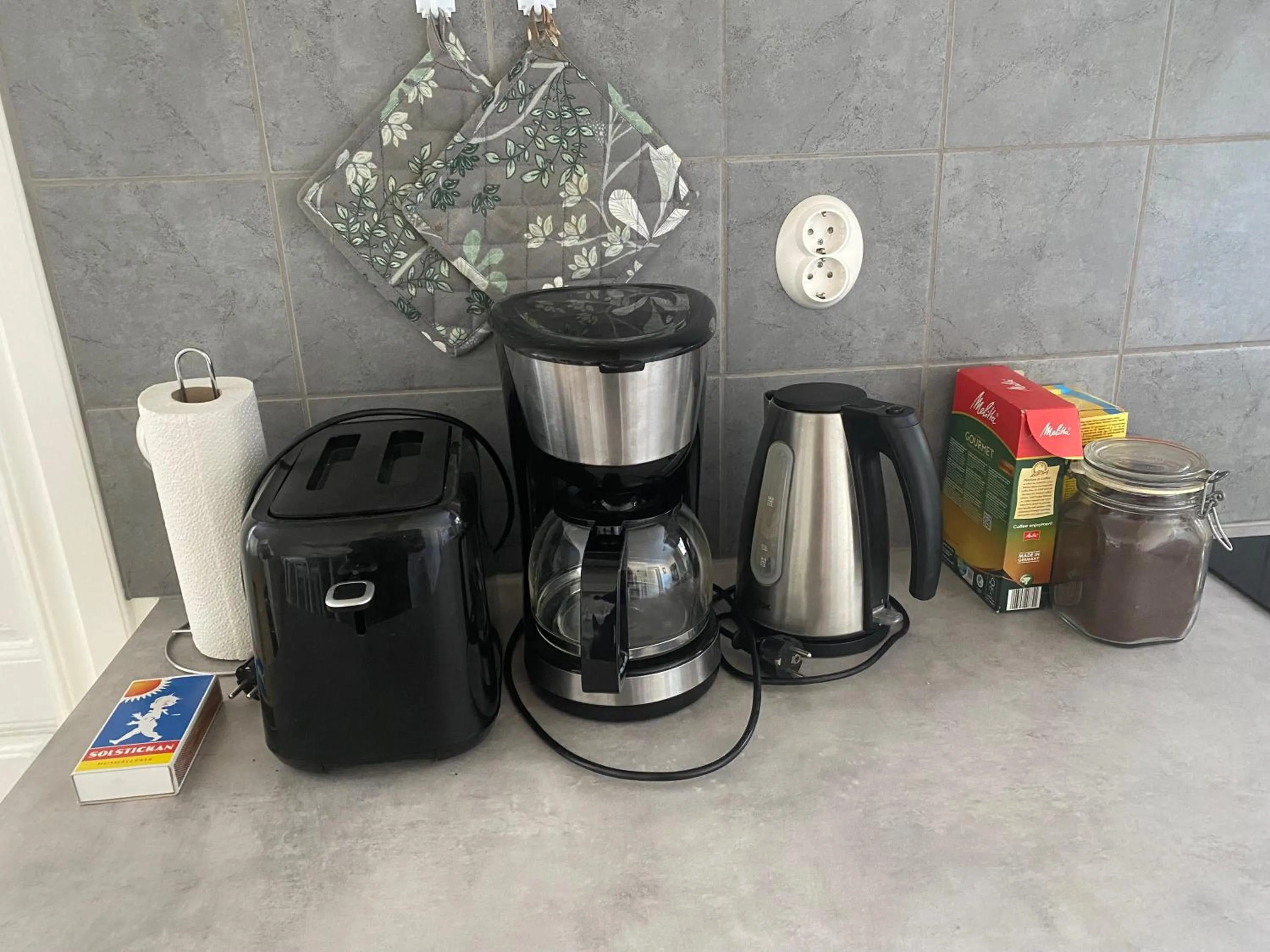 Coffee/tea facilities in Stenbrottets lillstuga