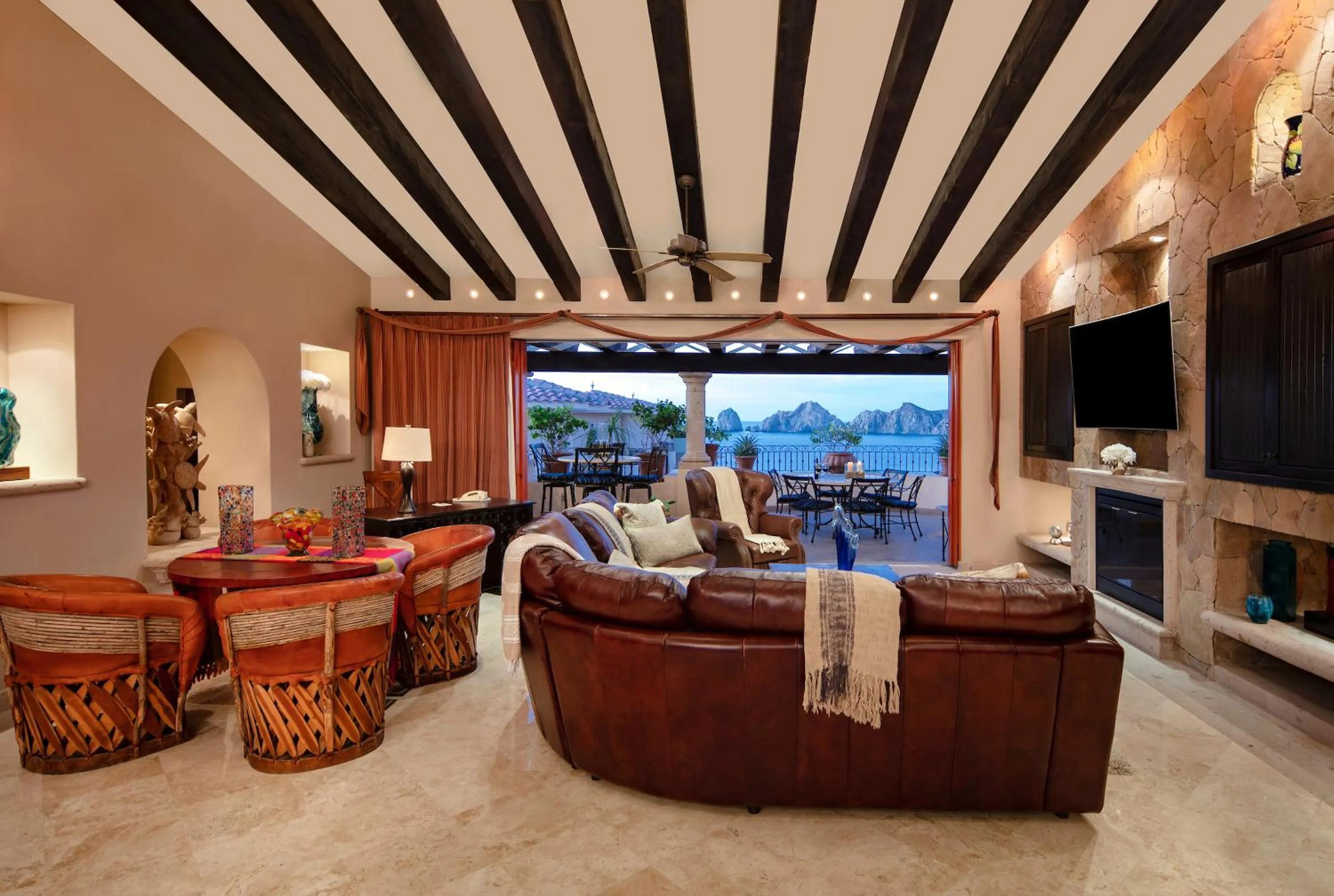 Living room in Cabo La Estancia
