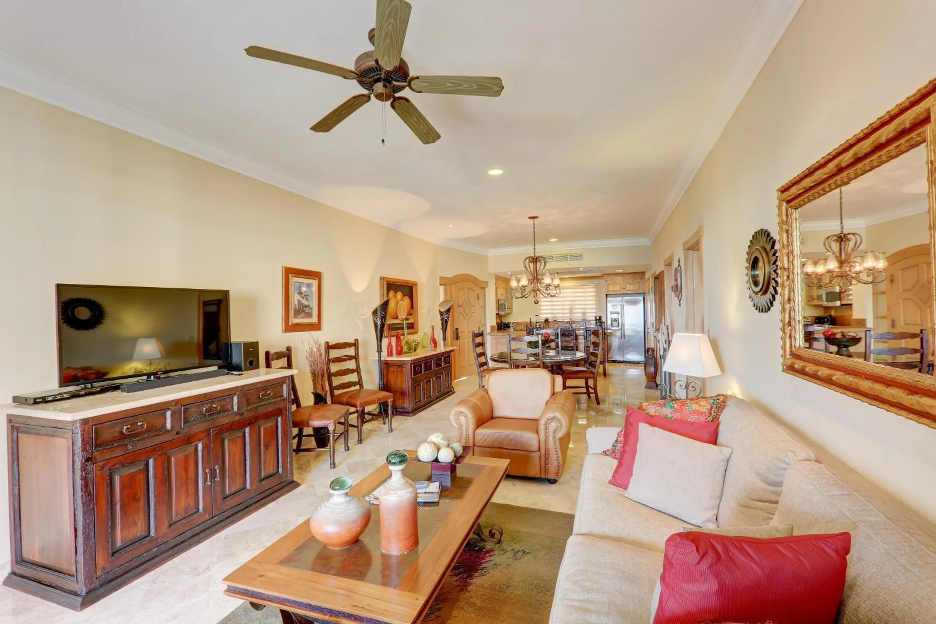 Living room in Cabo La Estancia
