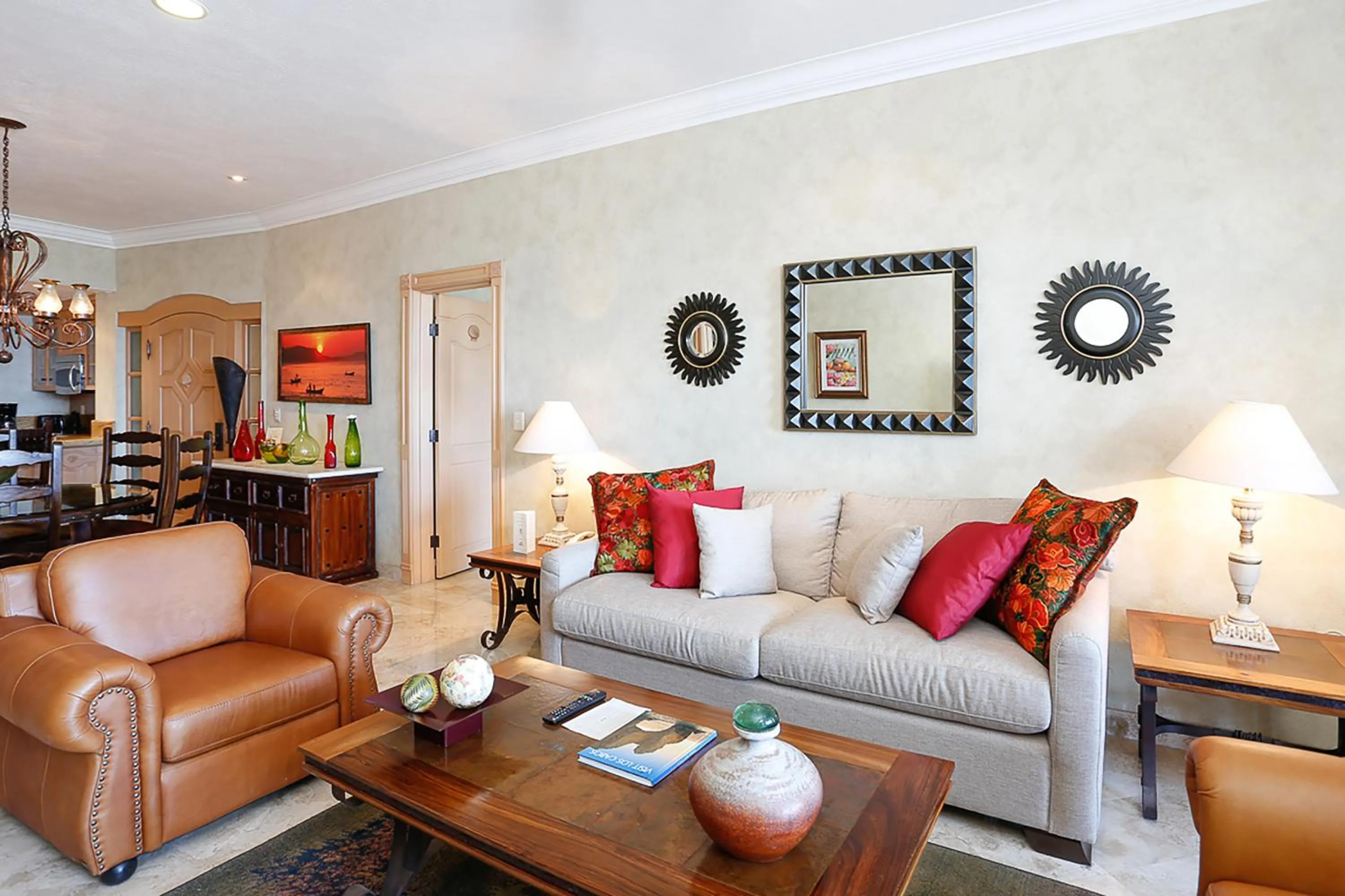 Living room in Cabo La Estancia