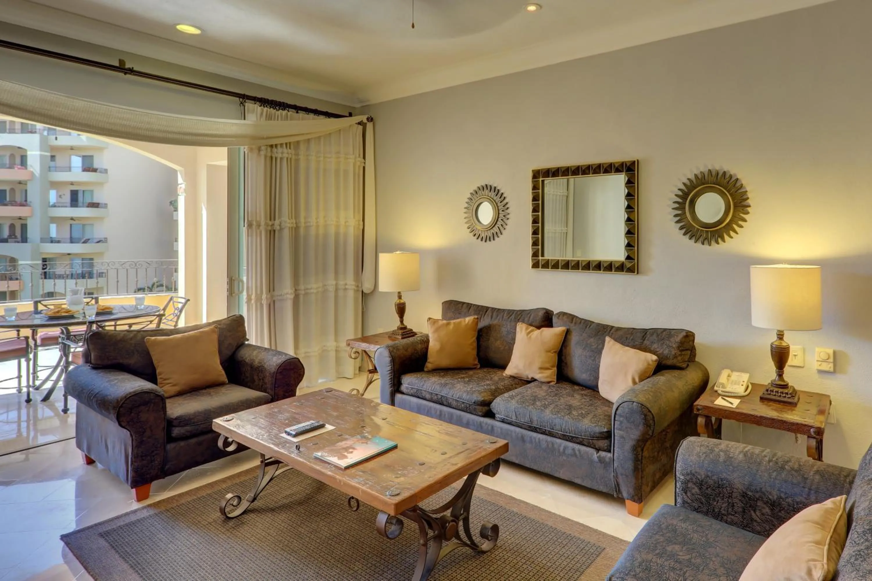 Living room in Cabo La Estancia