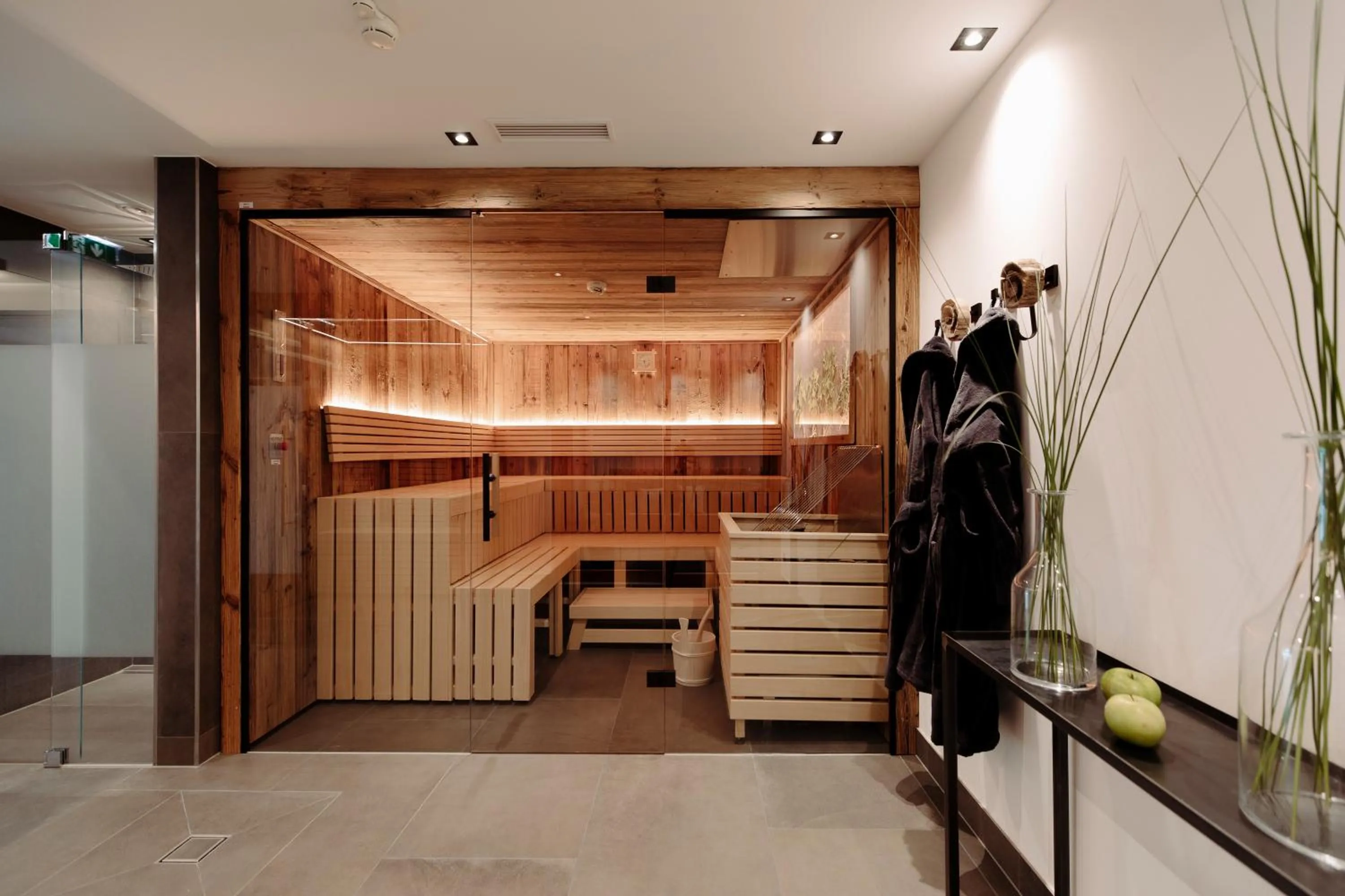 Sauna in PoSt Boutique Apartments