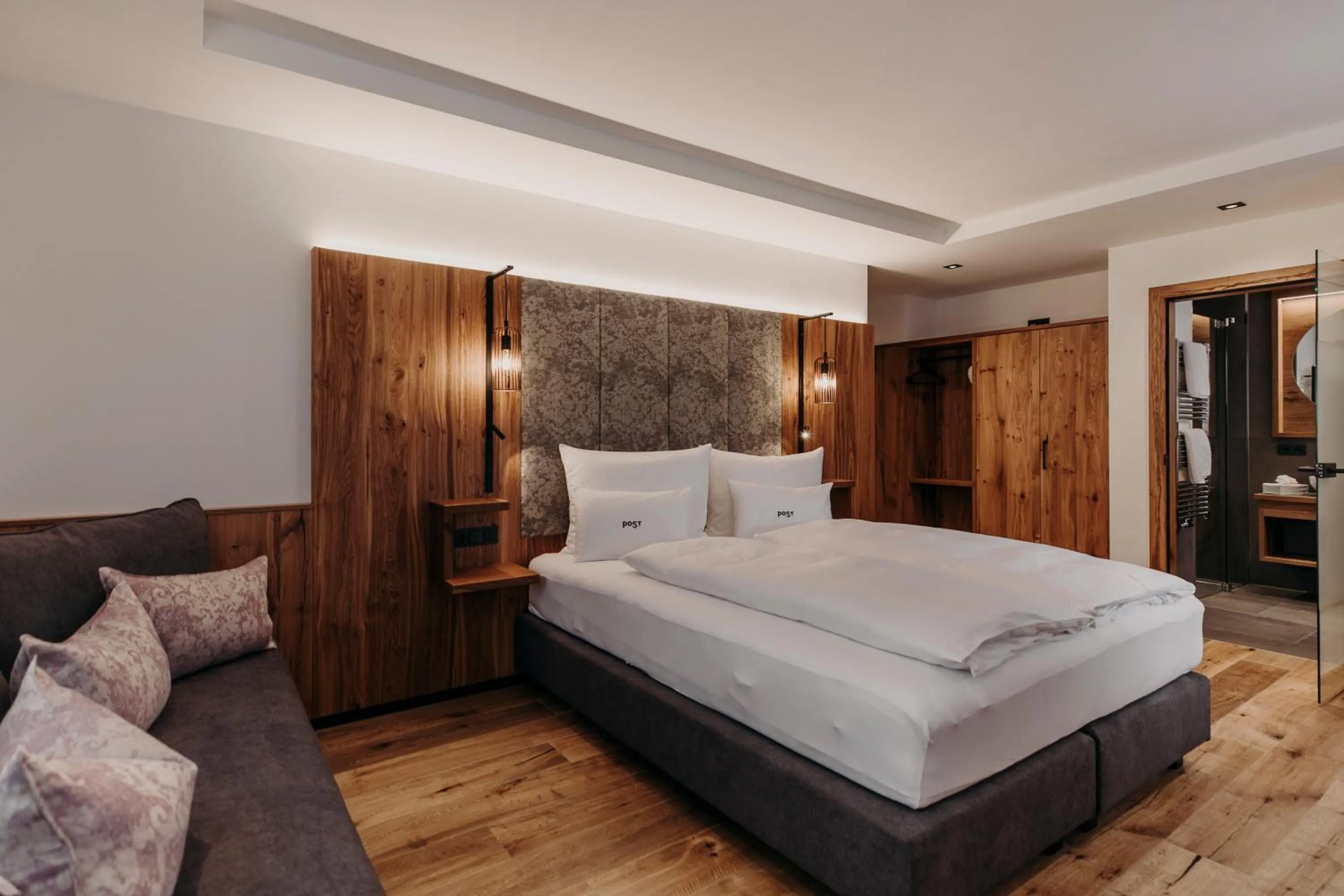 Bed in PoSt Boutique Apartments