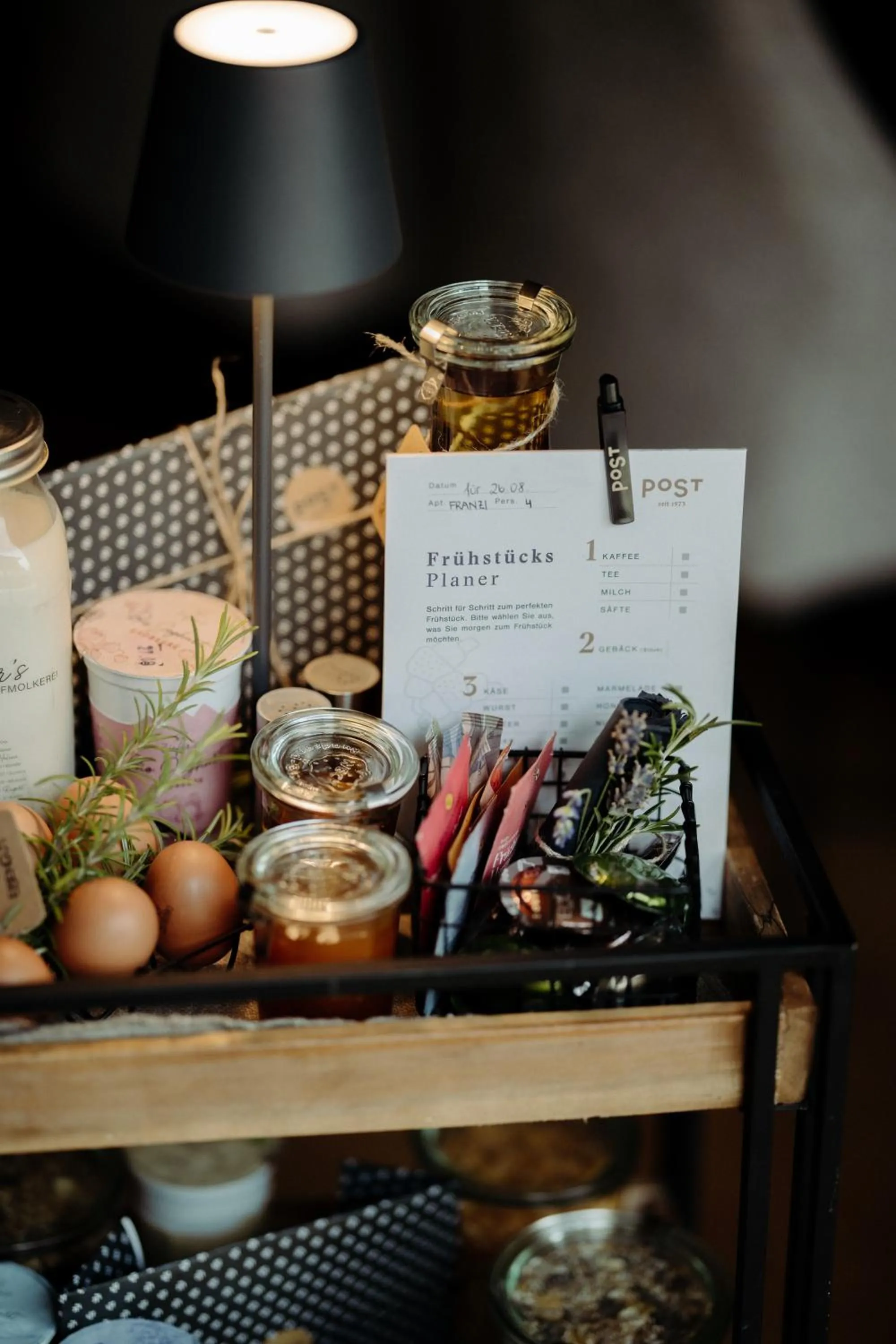 Breakfast in PoSt Boutique Apartments