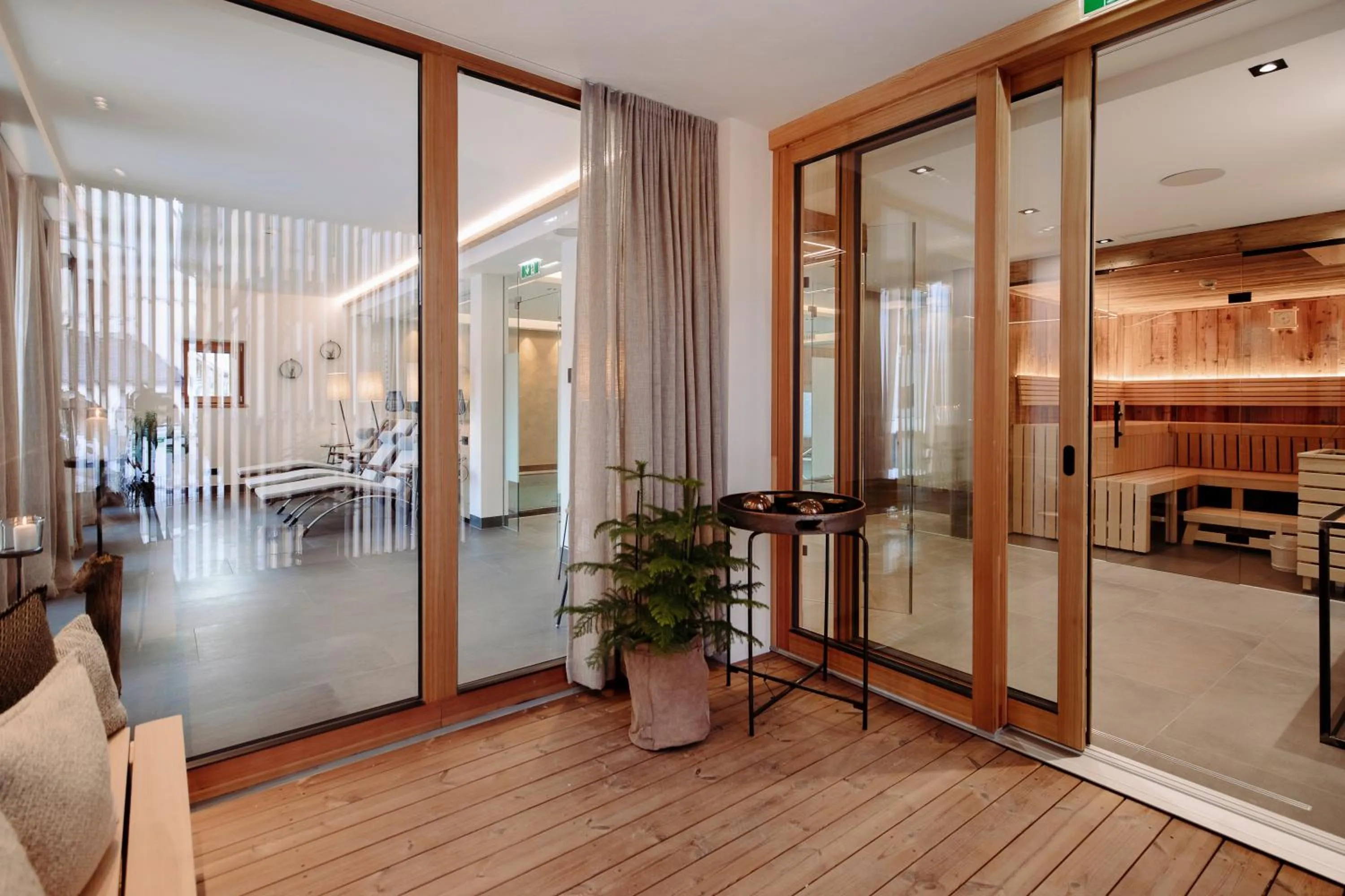 Sauna in PoSt Boutique Apartments