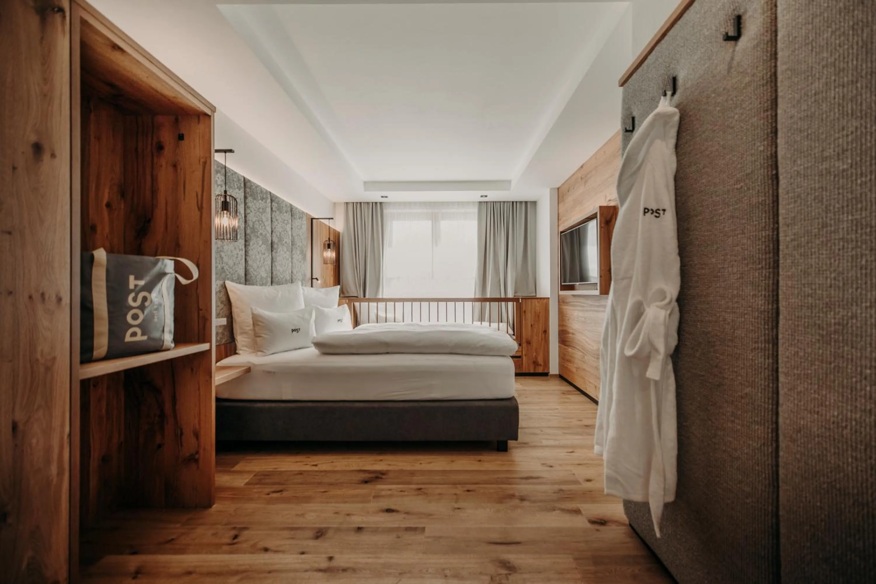 Bed in PoSt Boutique Apartments