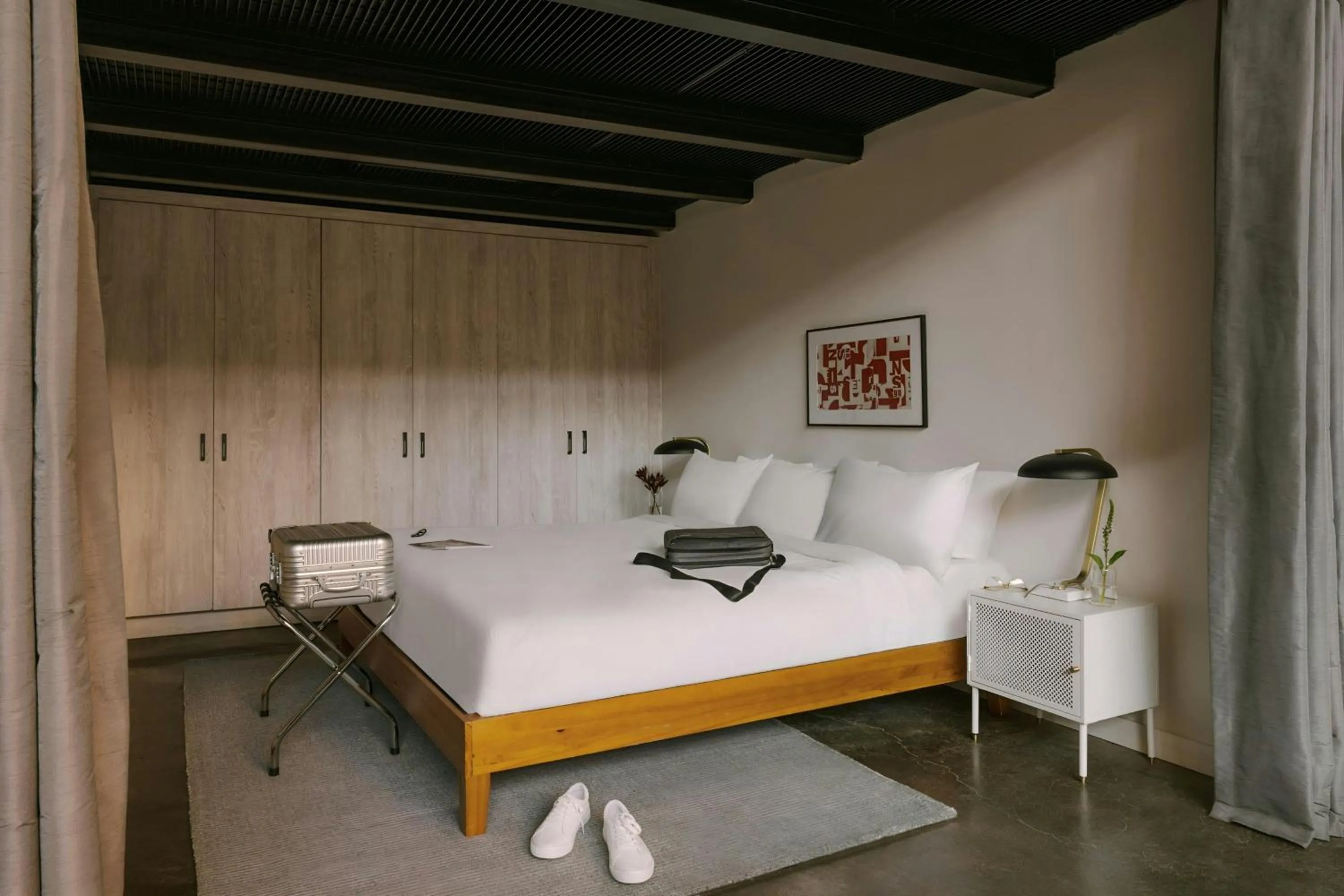 Bedroom, Bed in Sonder by Marriott Bonvoy The Heid Apartments Loft District