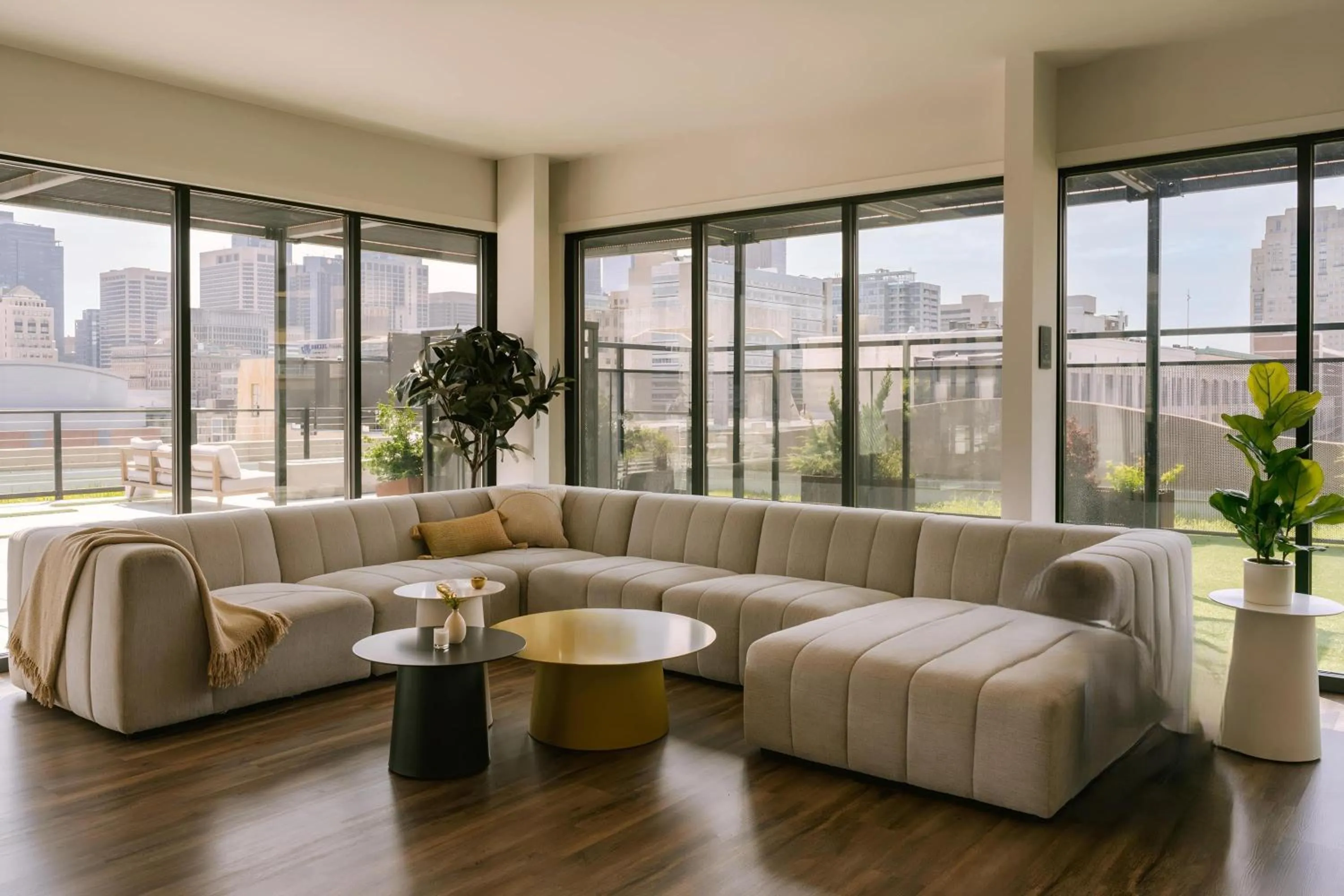 Communal lounge/ TV room in The Heid Lofts by Reside, a Wyndham Residence