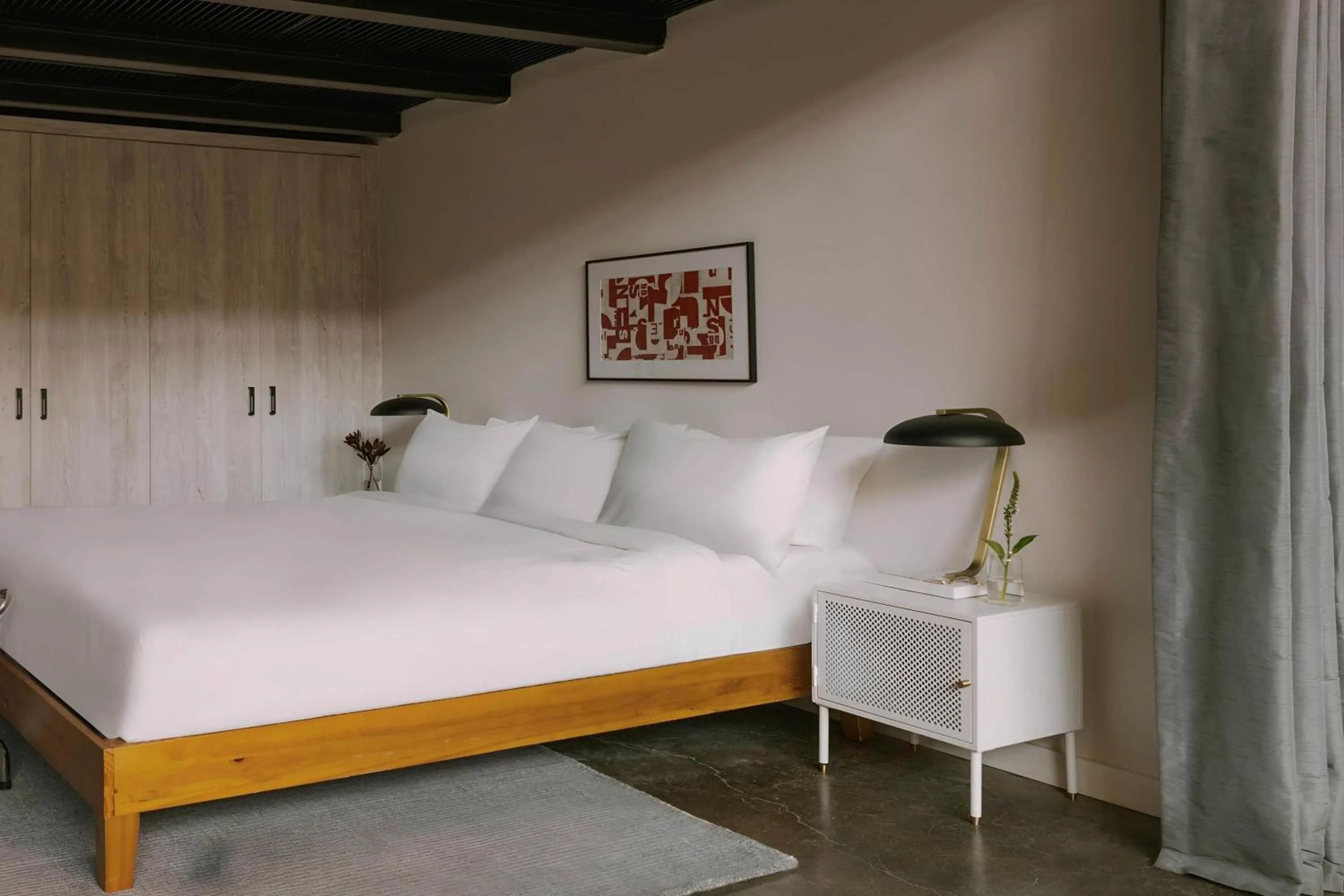 Photo of the whole room, Bed in The Heid Lofts by Reside, a Wyndham Residence