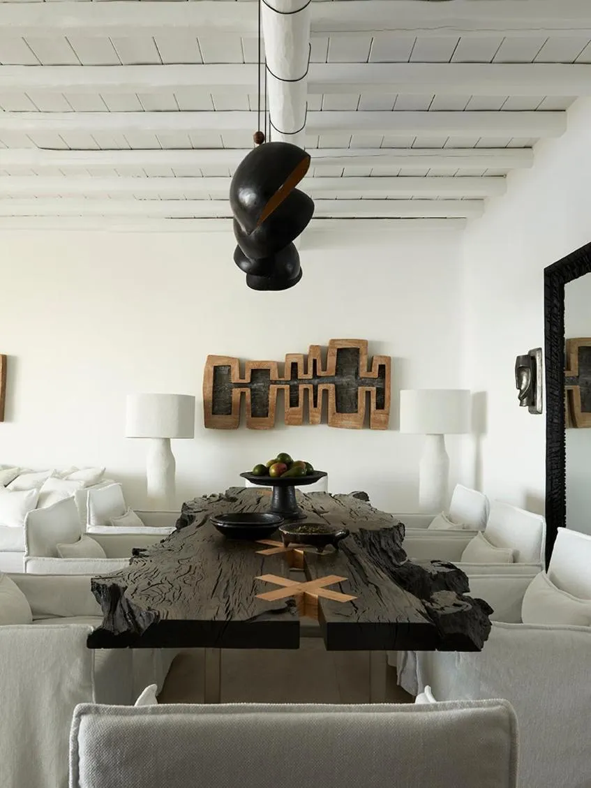 Living room in Myconian Panoptis Escape, a member of Small Luxury Hotels of the World