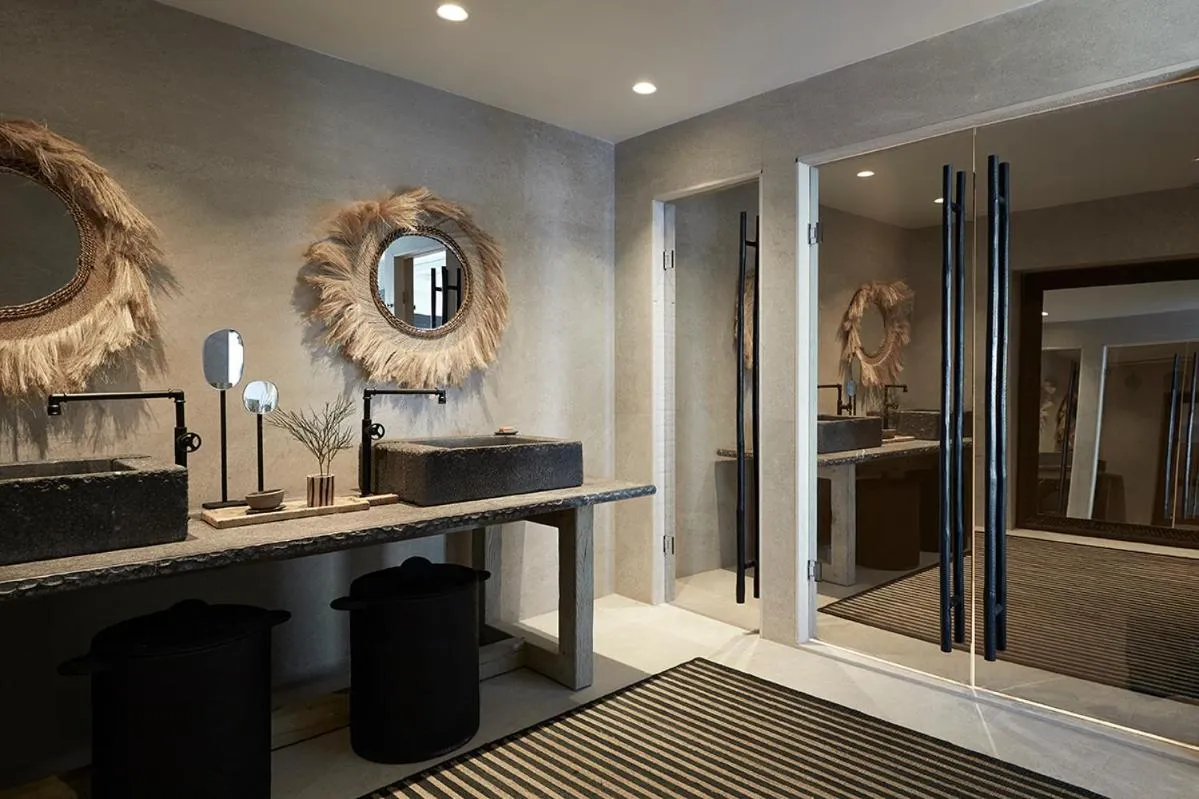 Bathroom in Myconian Panoptis Escape, a member of Small Luxury Hotels of the World