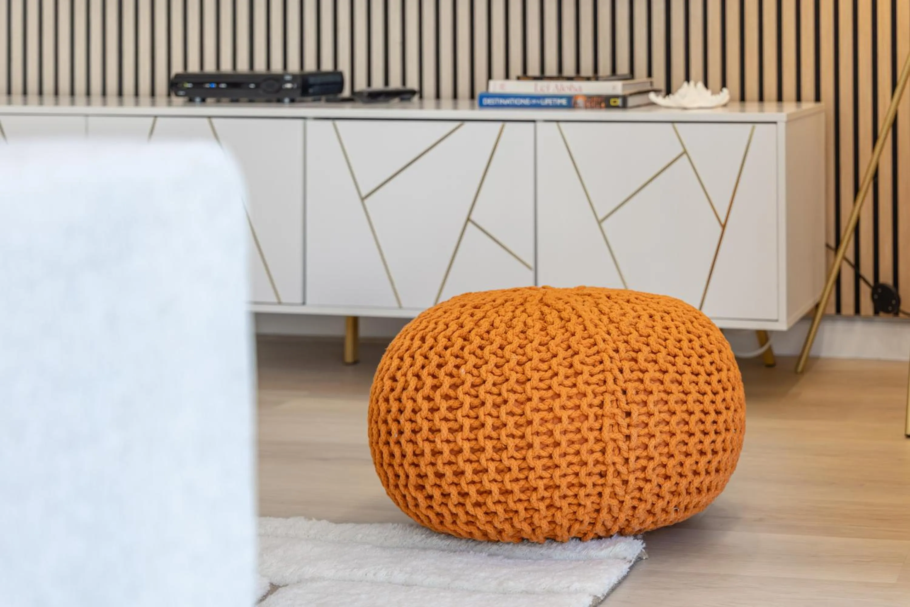 Decorative detail in Steps to Waikiki Beach! Newly Renovated with 75" TV