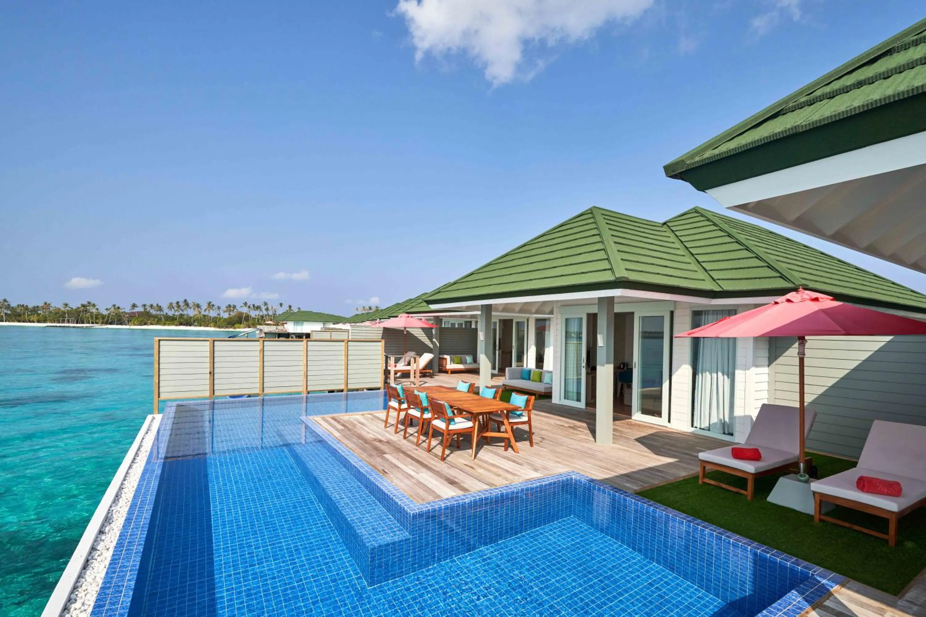 Patio in Siyam World Maldives - 24-Hour Premium All-inclusive with Free Transfer