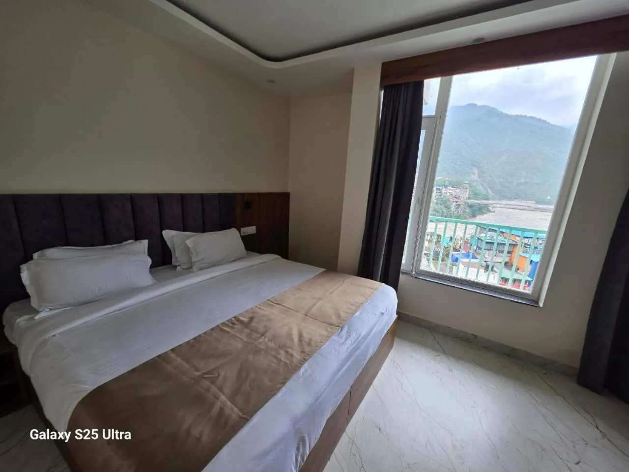 View (from property/room), Bed in Hotel Shiva Yog Sthal