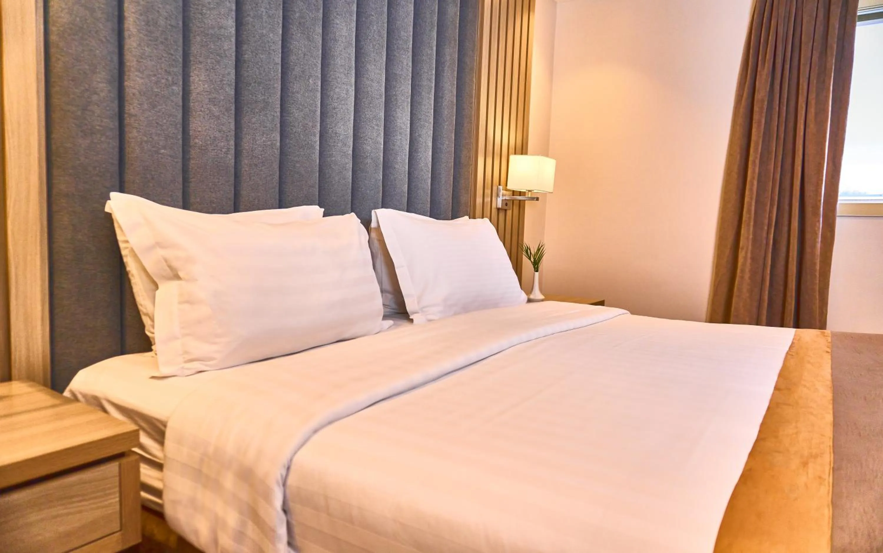 Bed in Myrtle Al Shohadaa Serviced Apartments