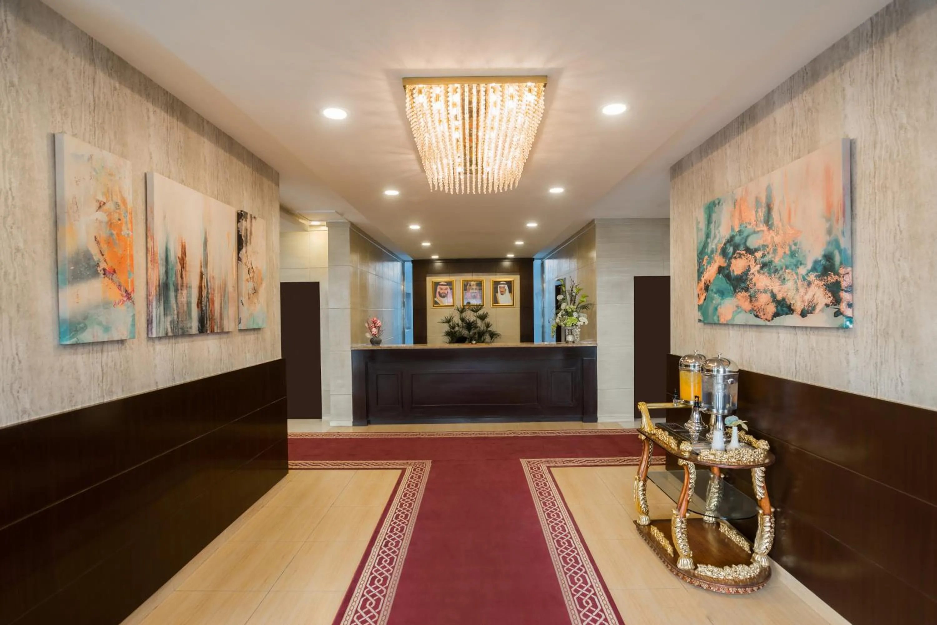 Lobby or reception in Myrtle Al Shohadaa Serviced Apartments