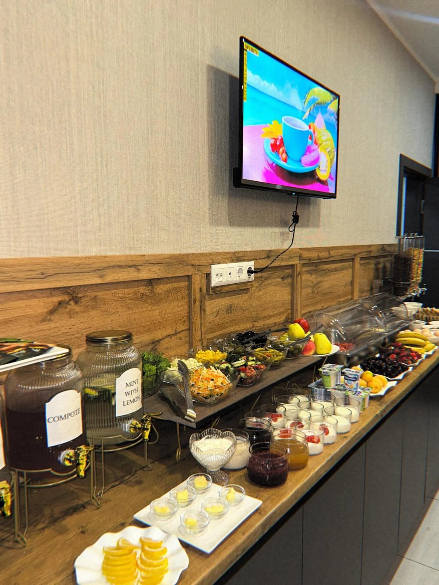 Breakfast in Sara Hotel Bishkek