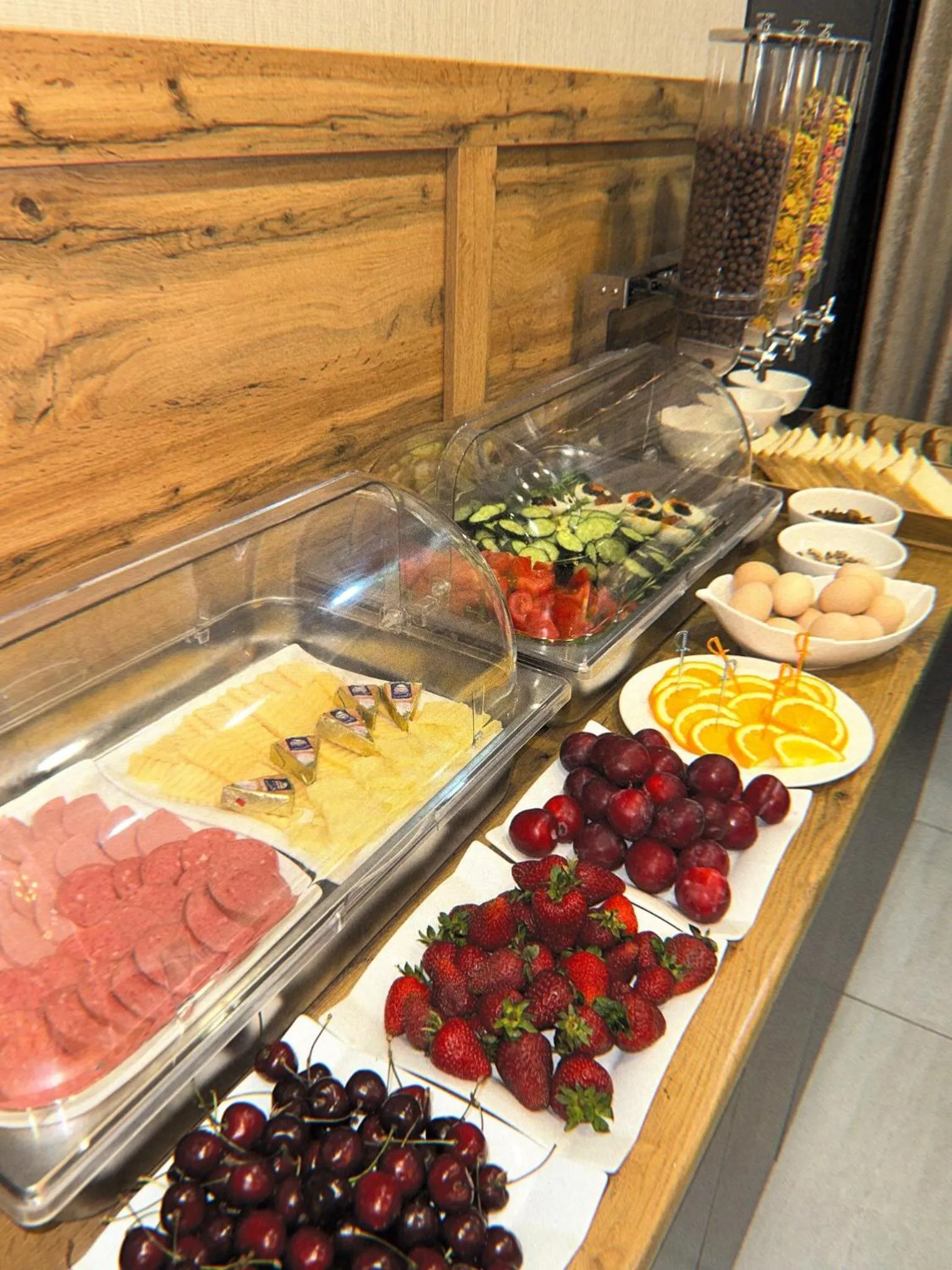 Breakfast in Sara Hotel Bishkek