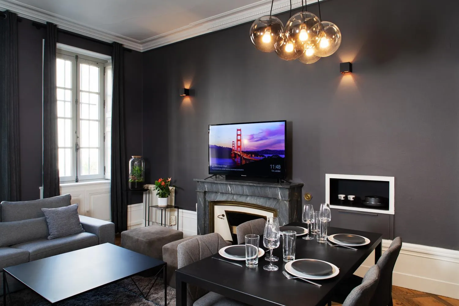 Living room in Maison Tillot