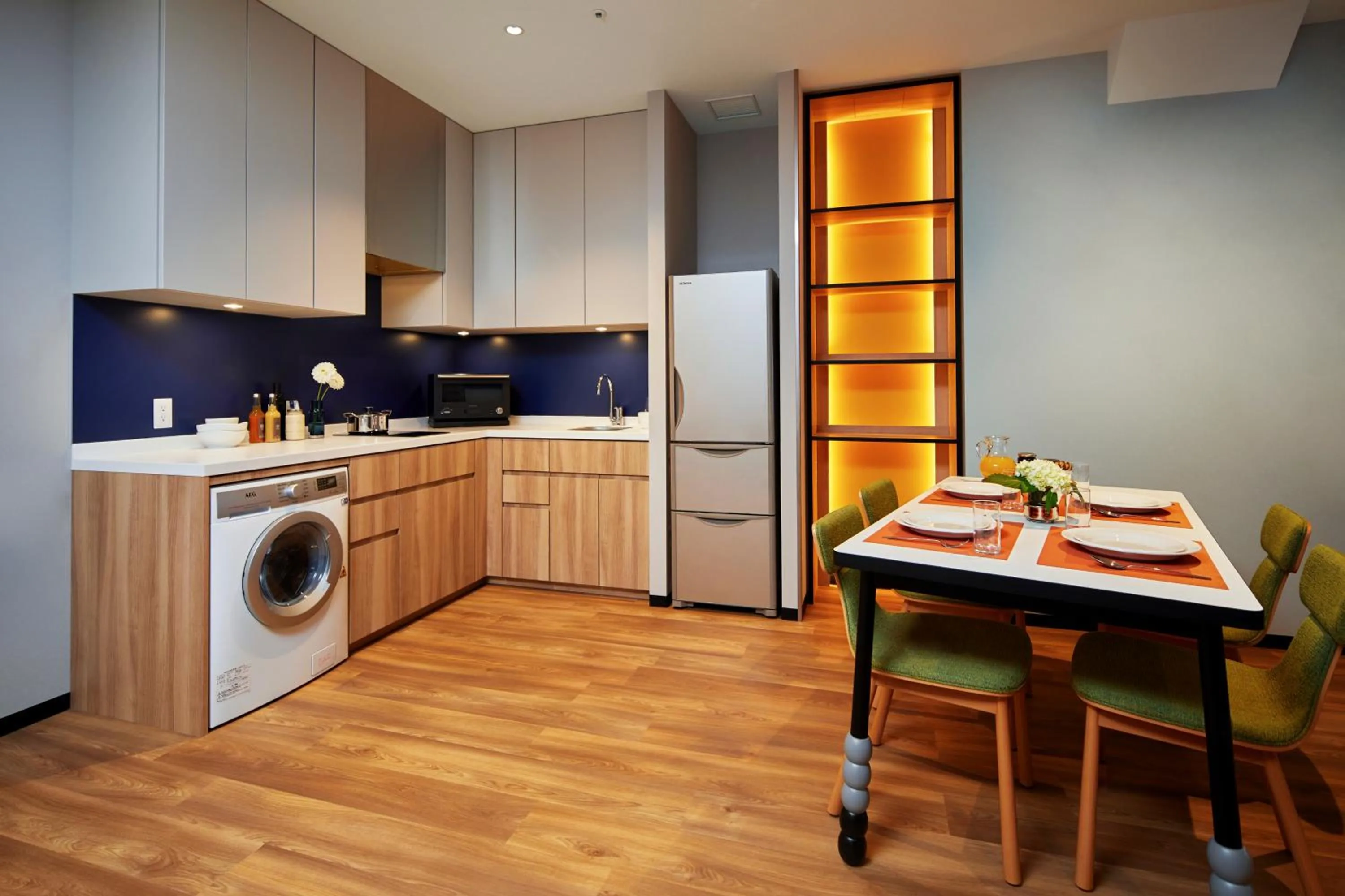 Kitchen or kitchenette in Citadines Namba Osaka