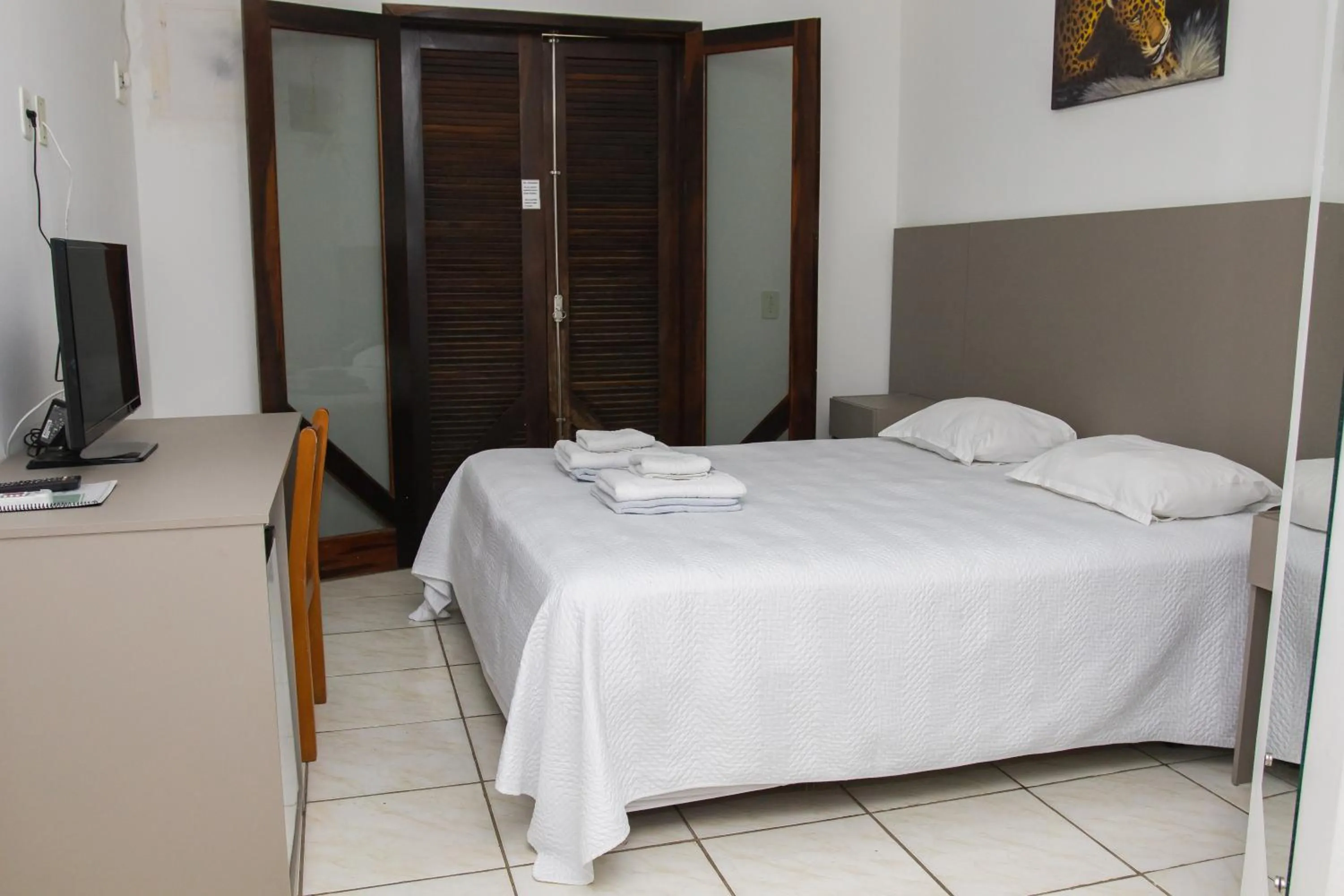 Bed in Hotel Termas do Lago