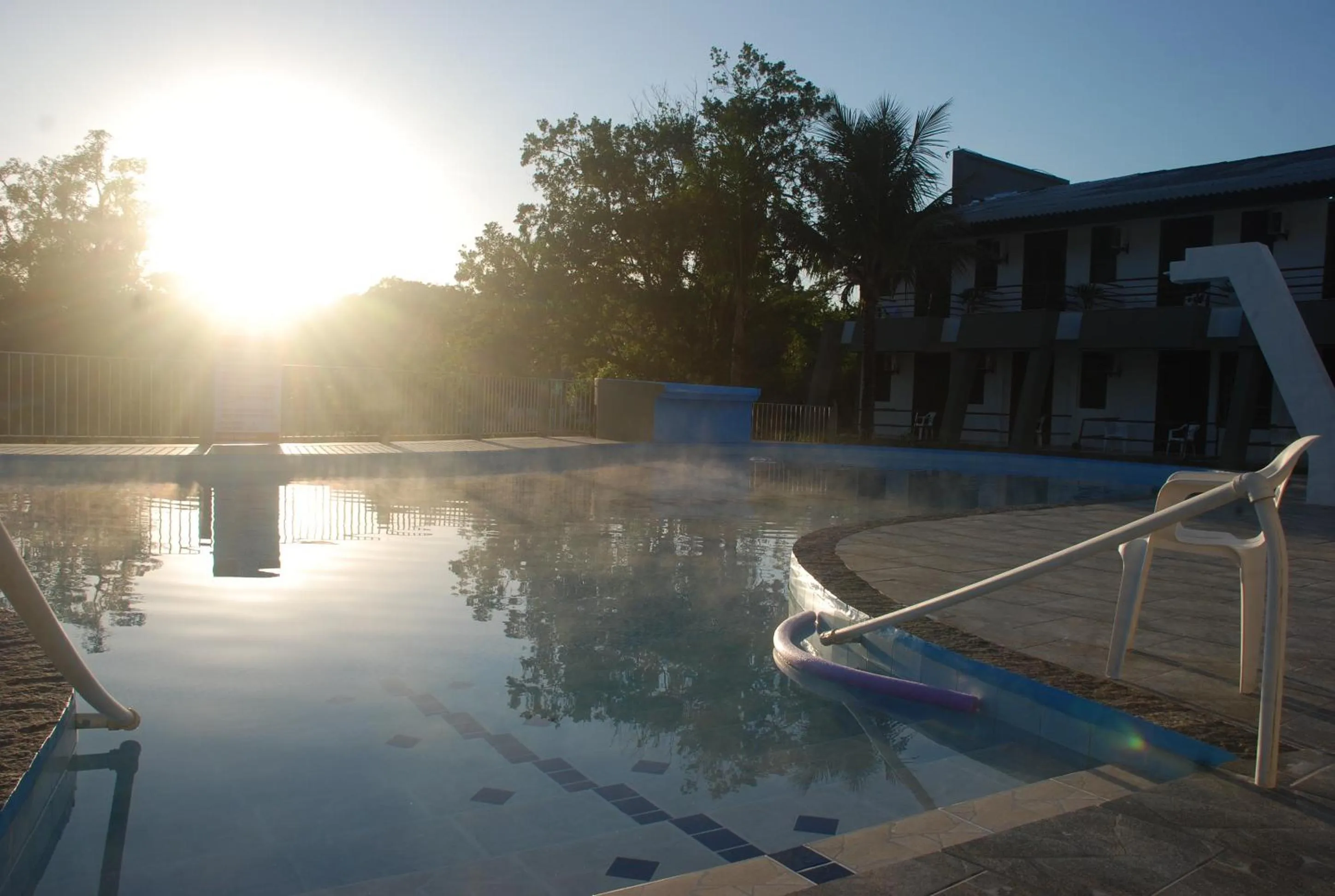Sunrise in Hotel Termas do Lago