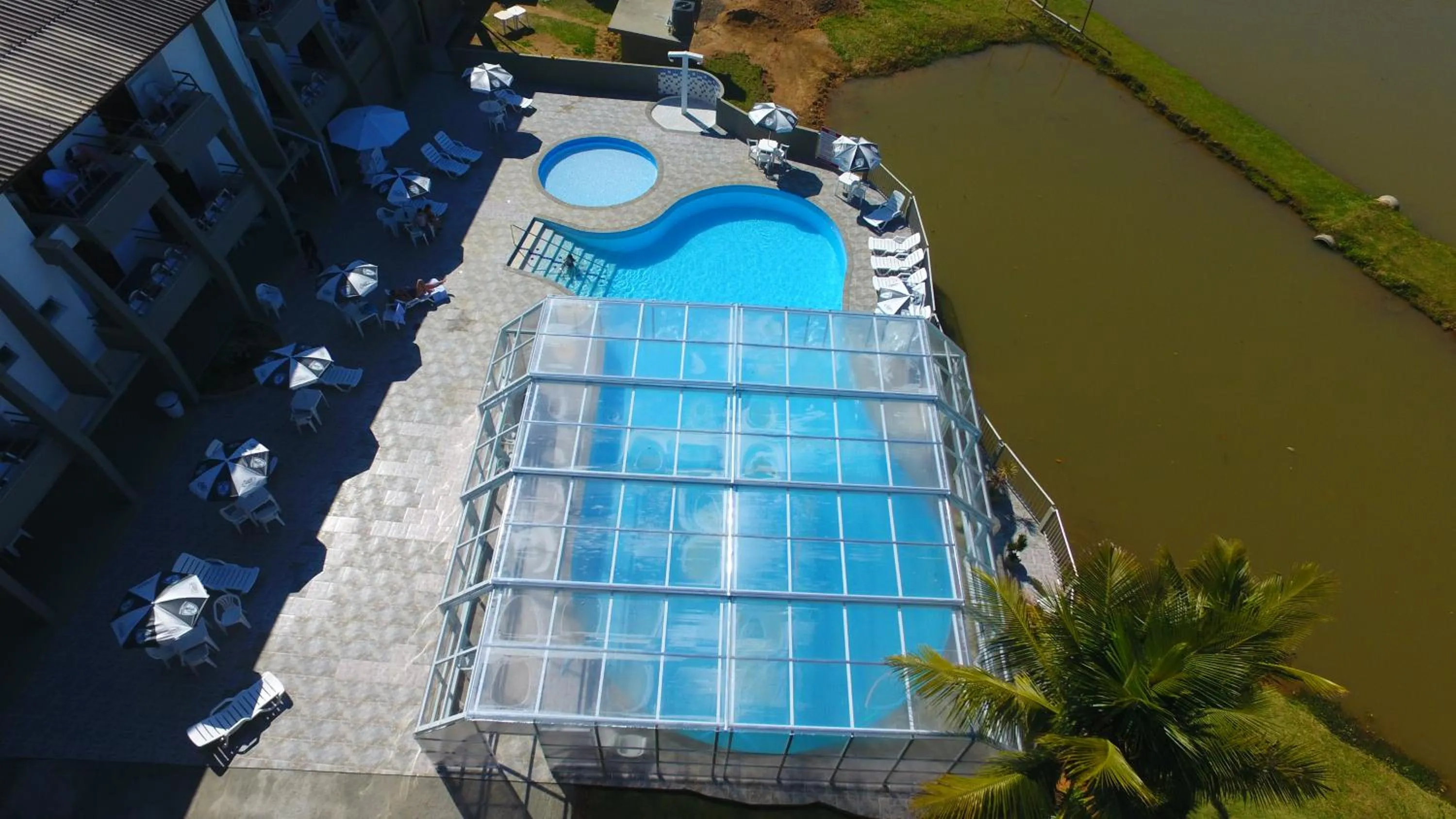 Bird's eye view in Hotel Termas do Lago