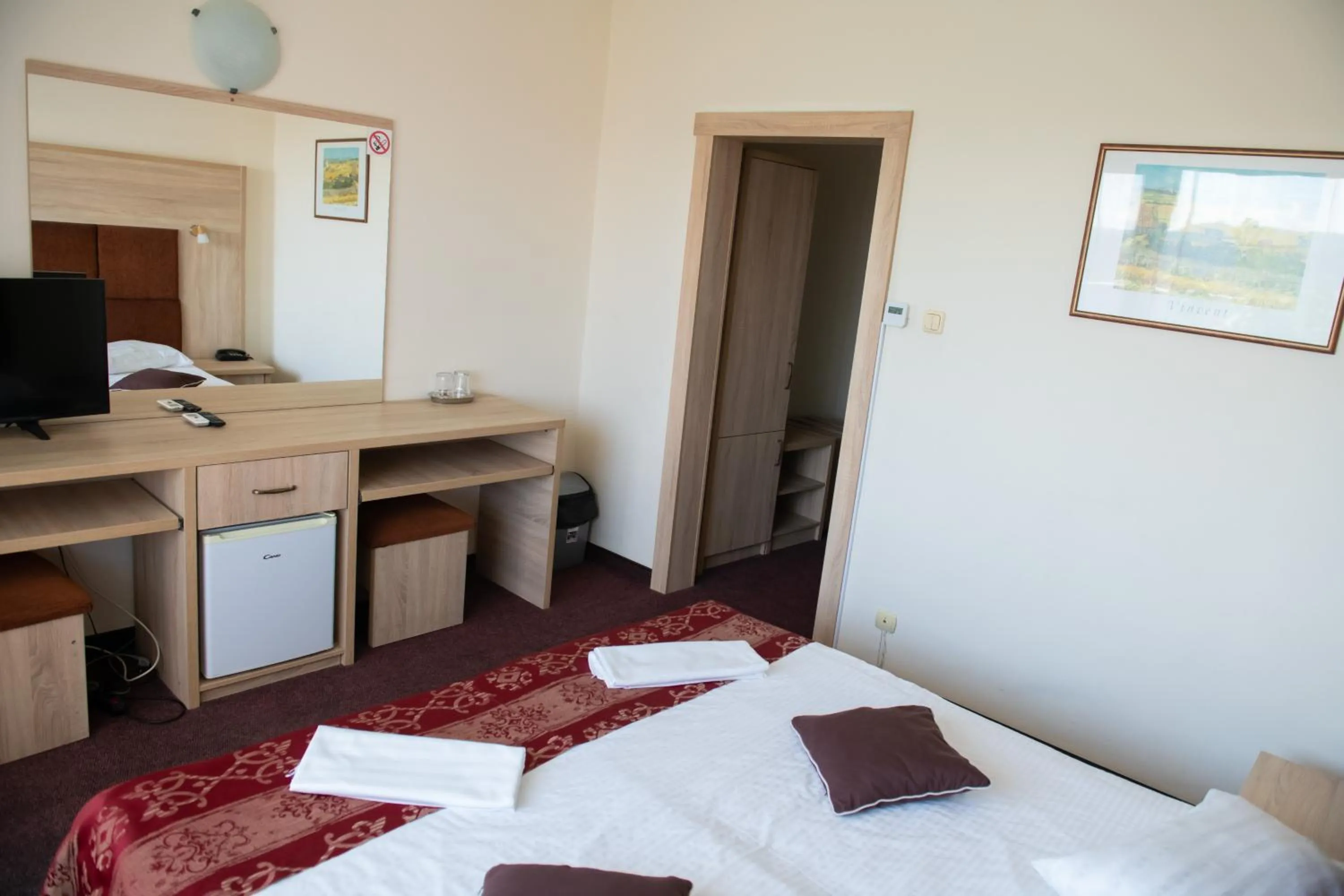 Bed in Hotel Panoramic